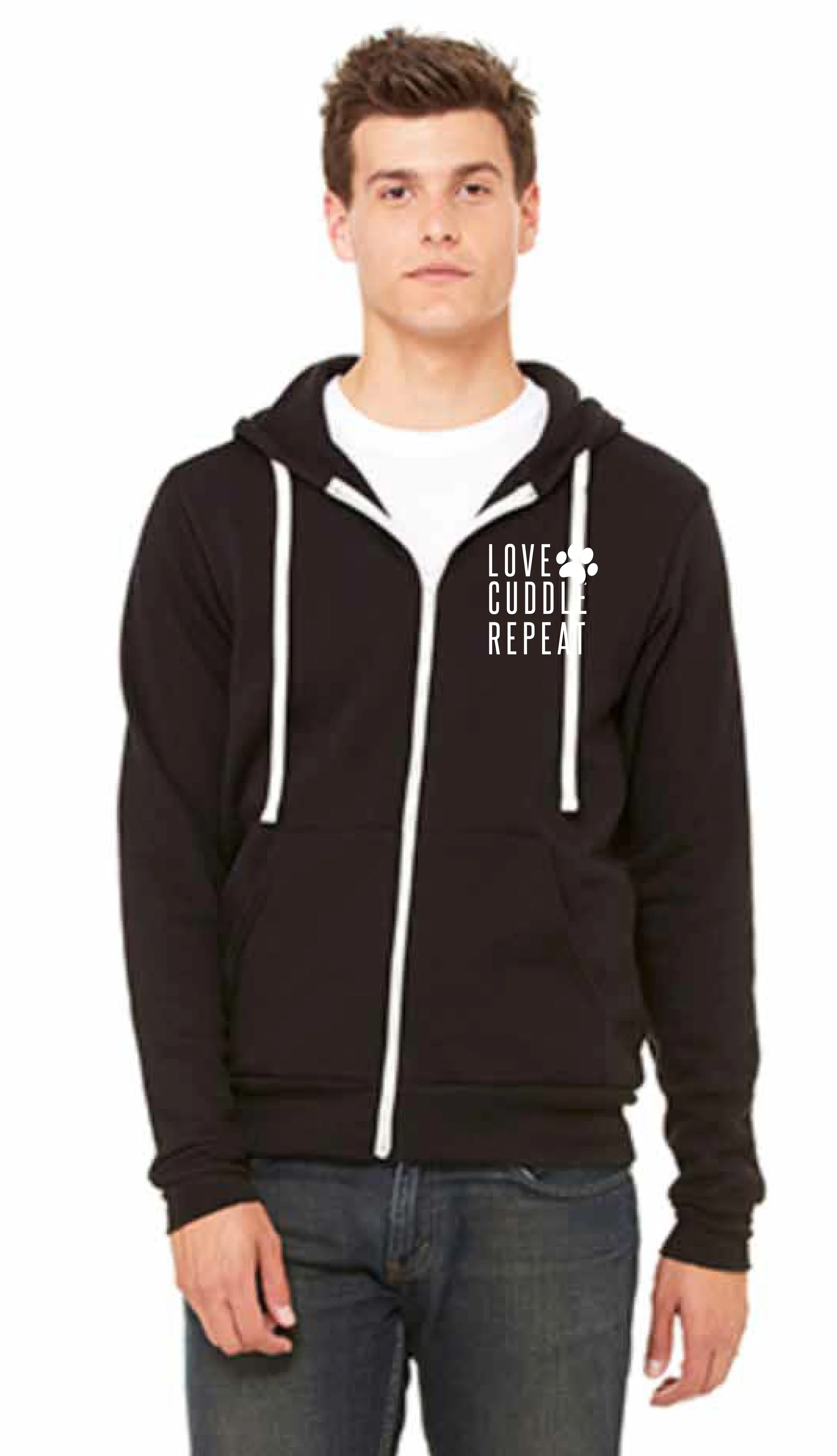 Unisex Ultra Plush Zip-up Hoodie