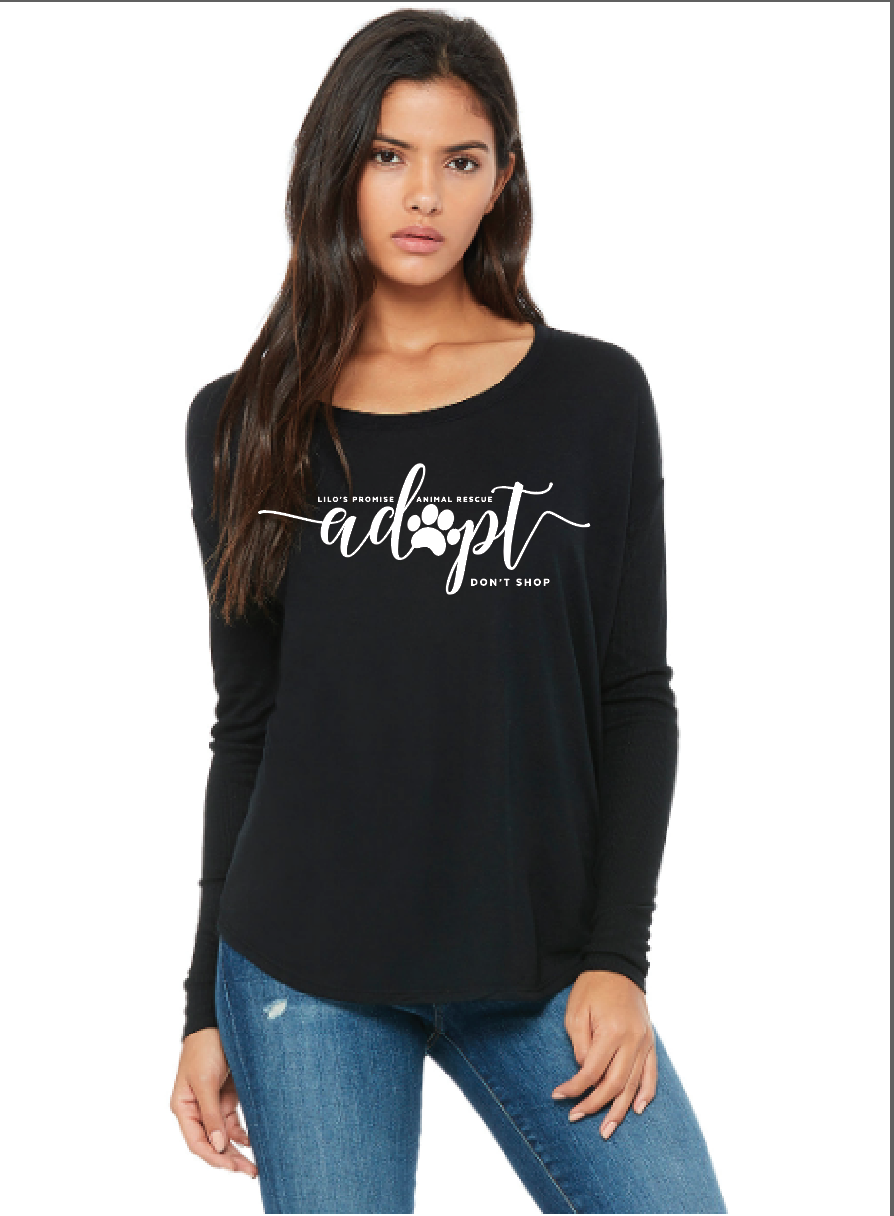 NEW!!! "Adopt" Flowy Long Sleeve Shirt