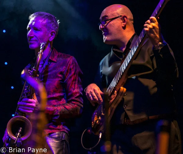 In concert with Snake Davis
