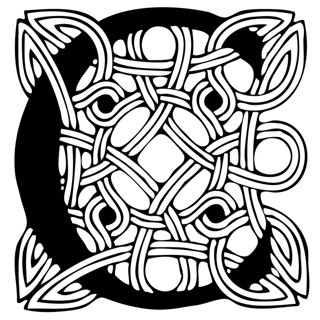 Chainmail tattoo stencil - Bronctattooaus.com