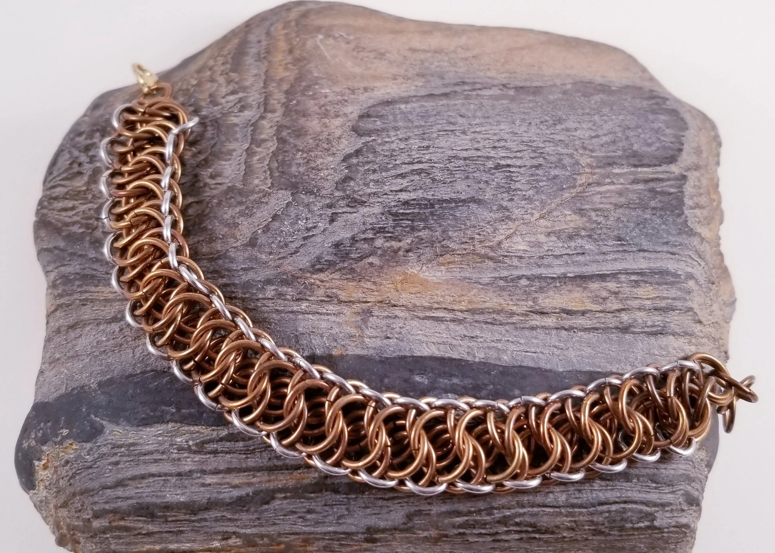 Bracelet- Mngwa Brass and Silver