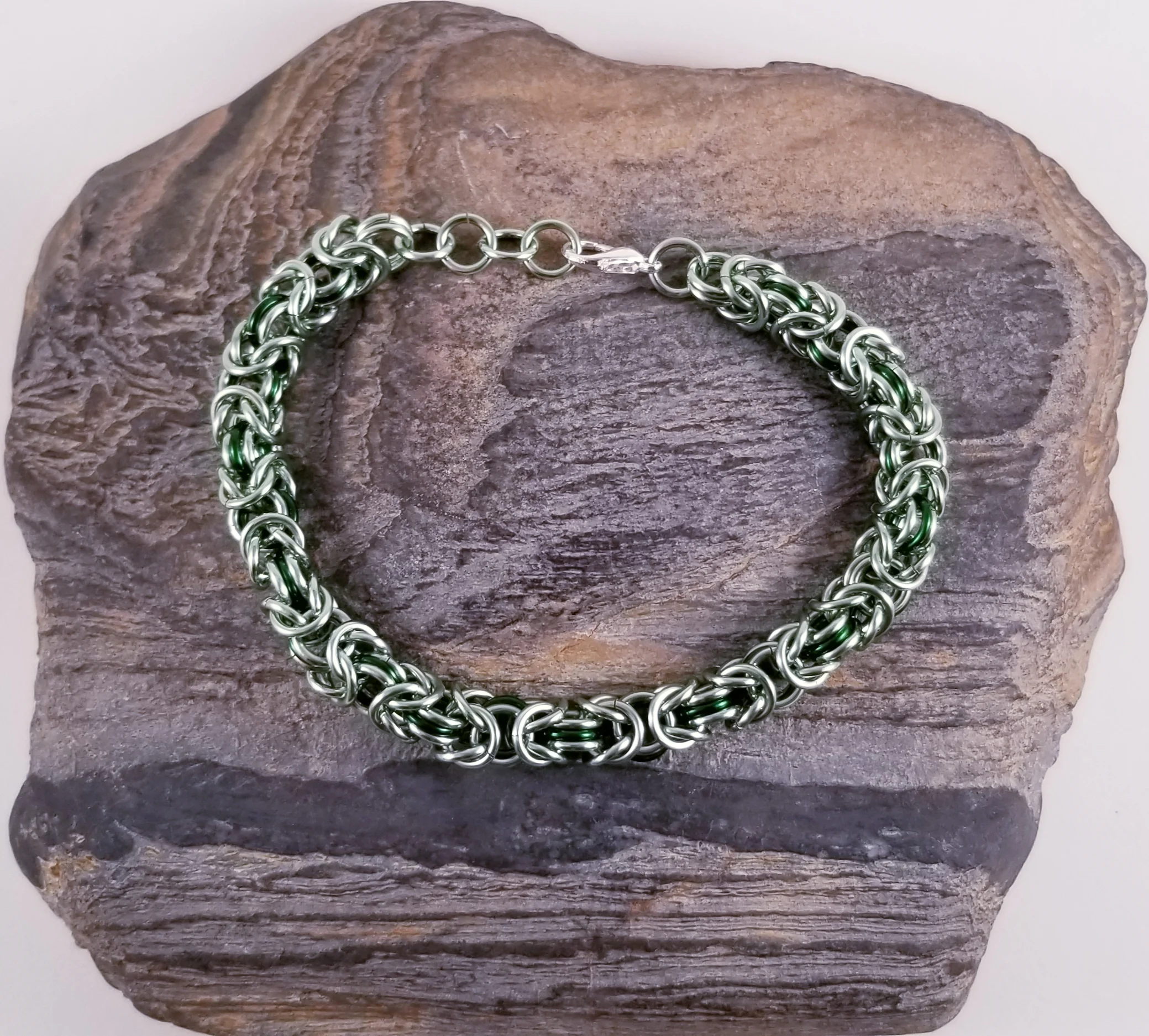 Bracelet- Byzantine Shades of Green