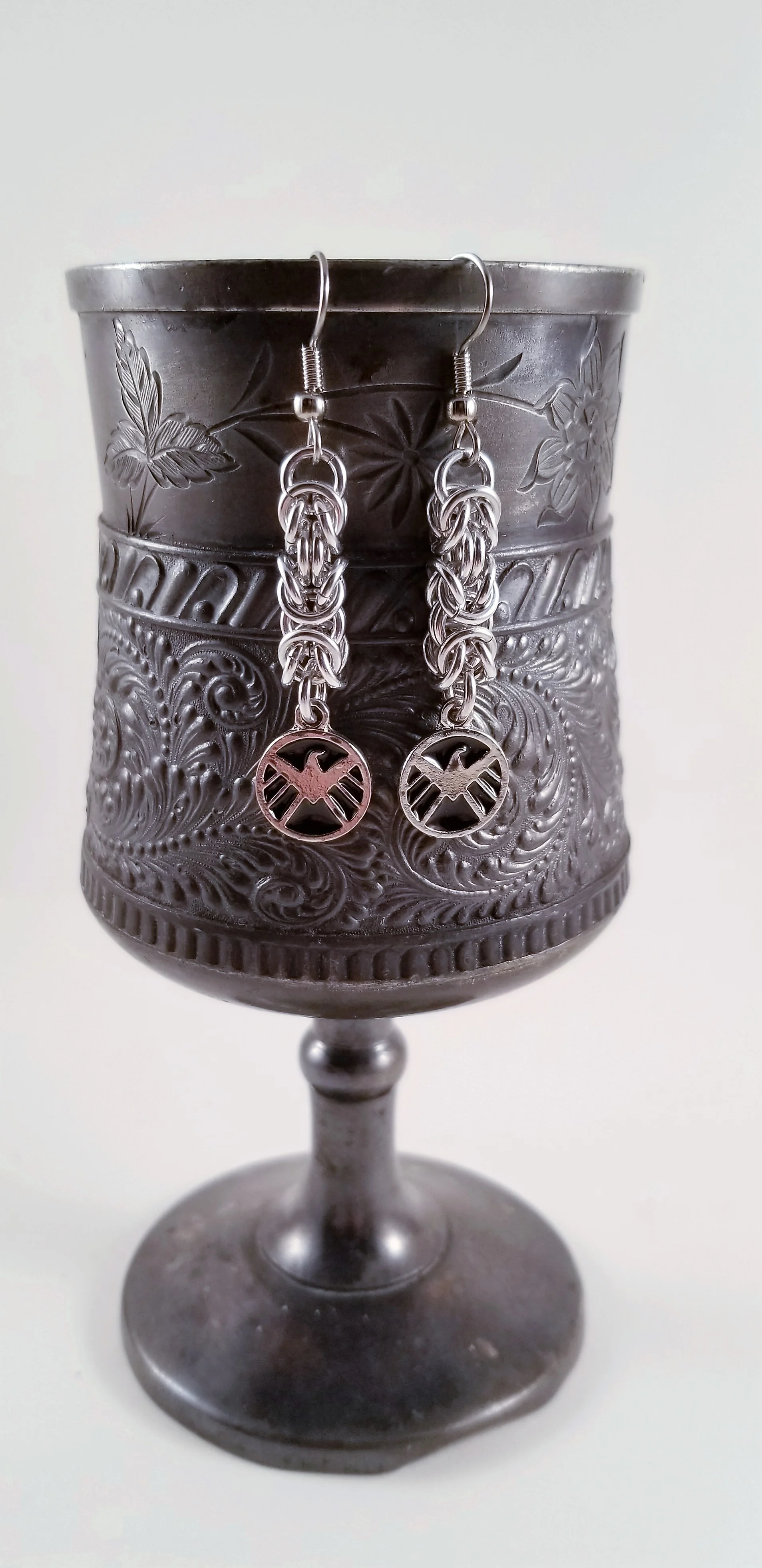 Earrings- Byzantine SHIELD