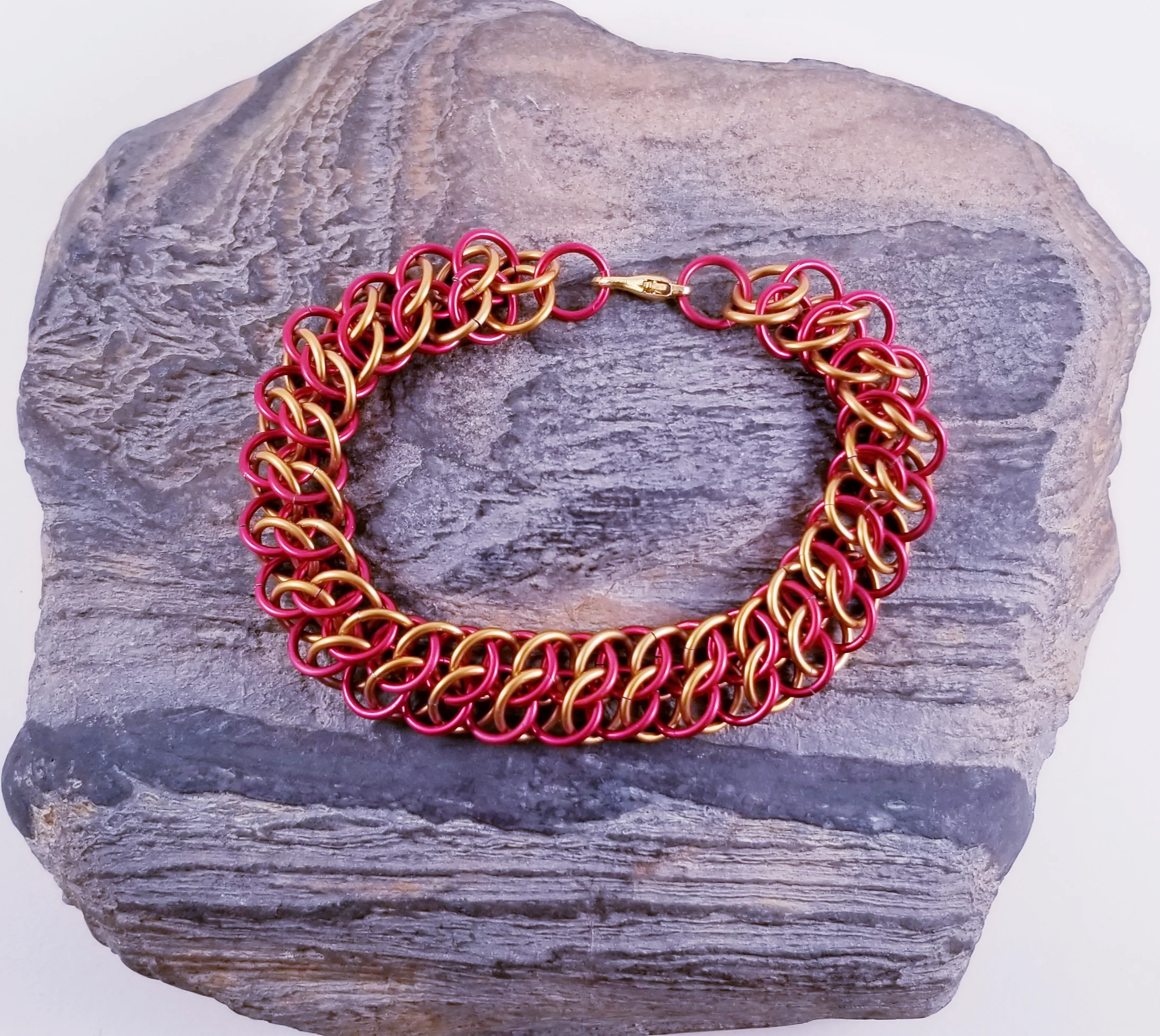 Bracelet- GSG Red and Gold