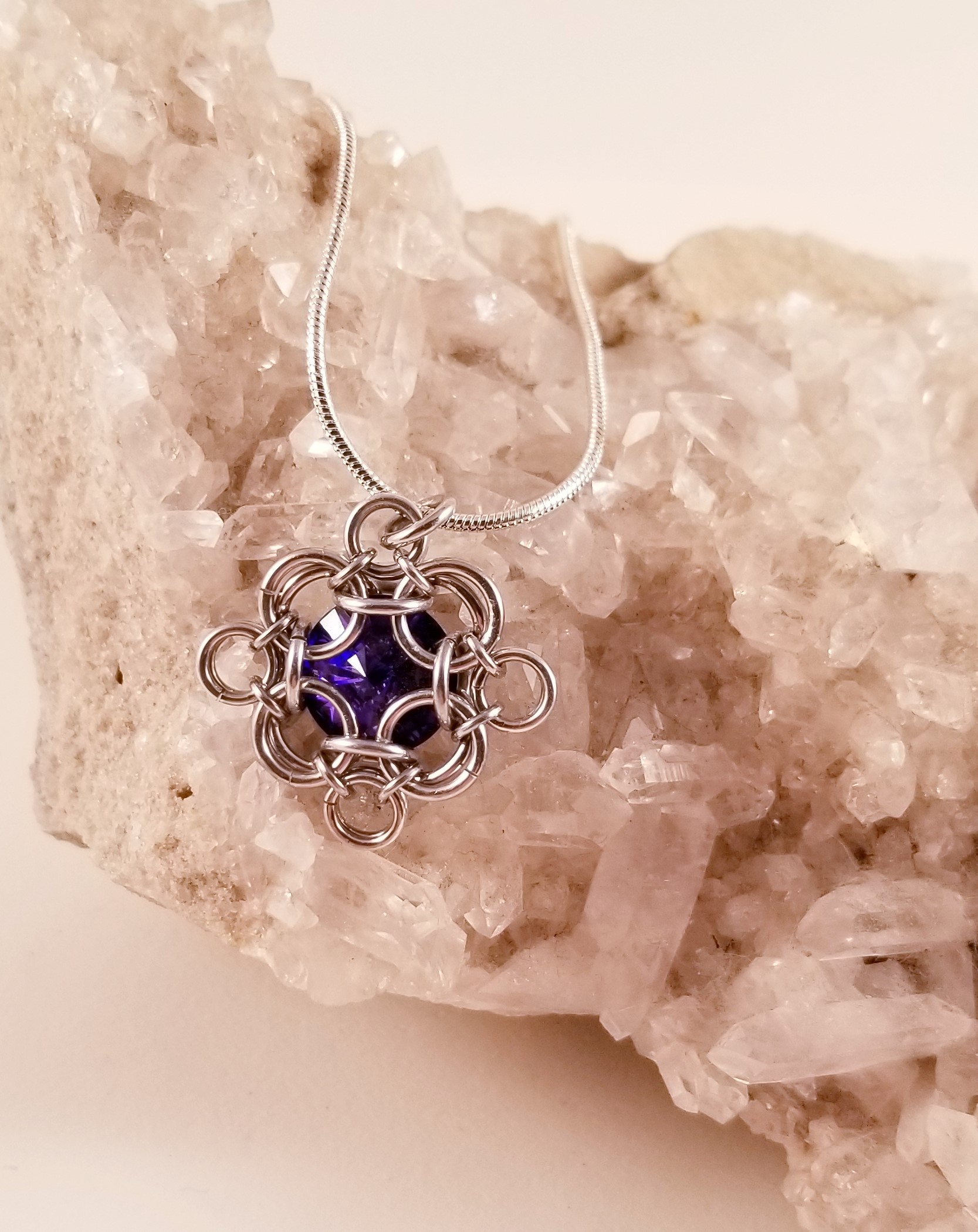 Pendant- Rivoli Power Heliotrope