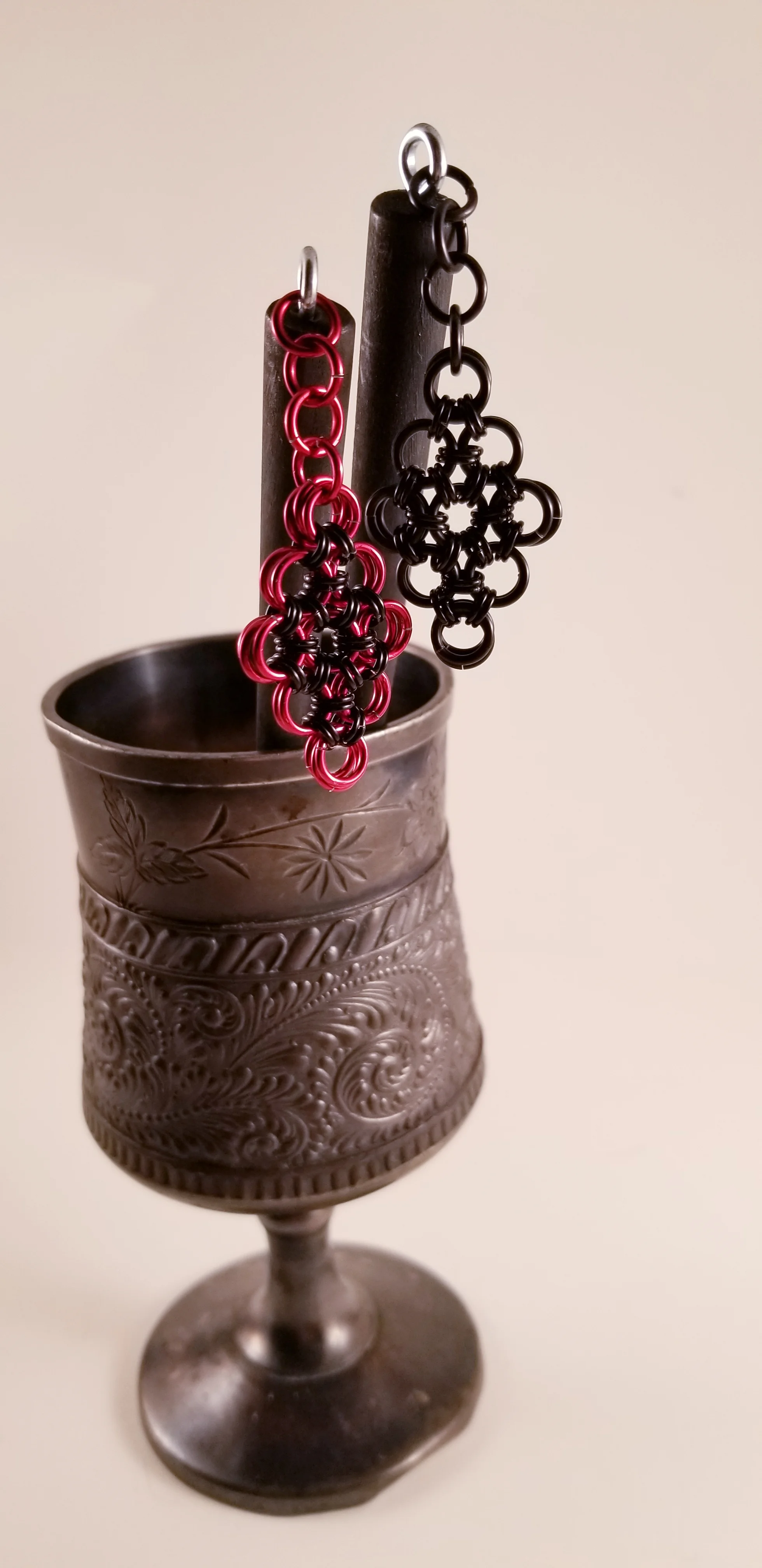 Hairsticks- Japanese Diamonds Harlequin