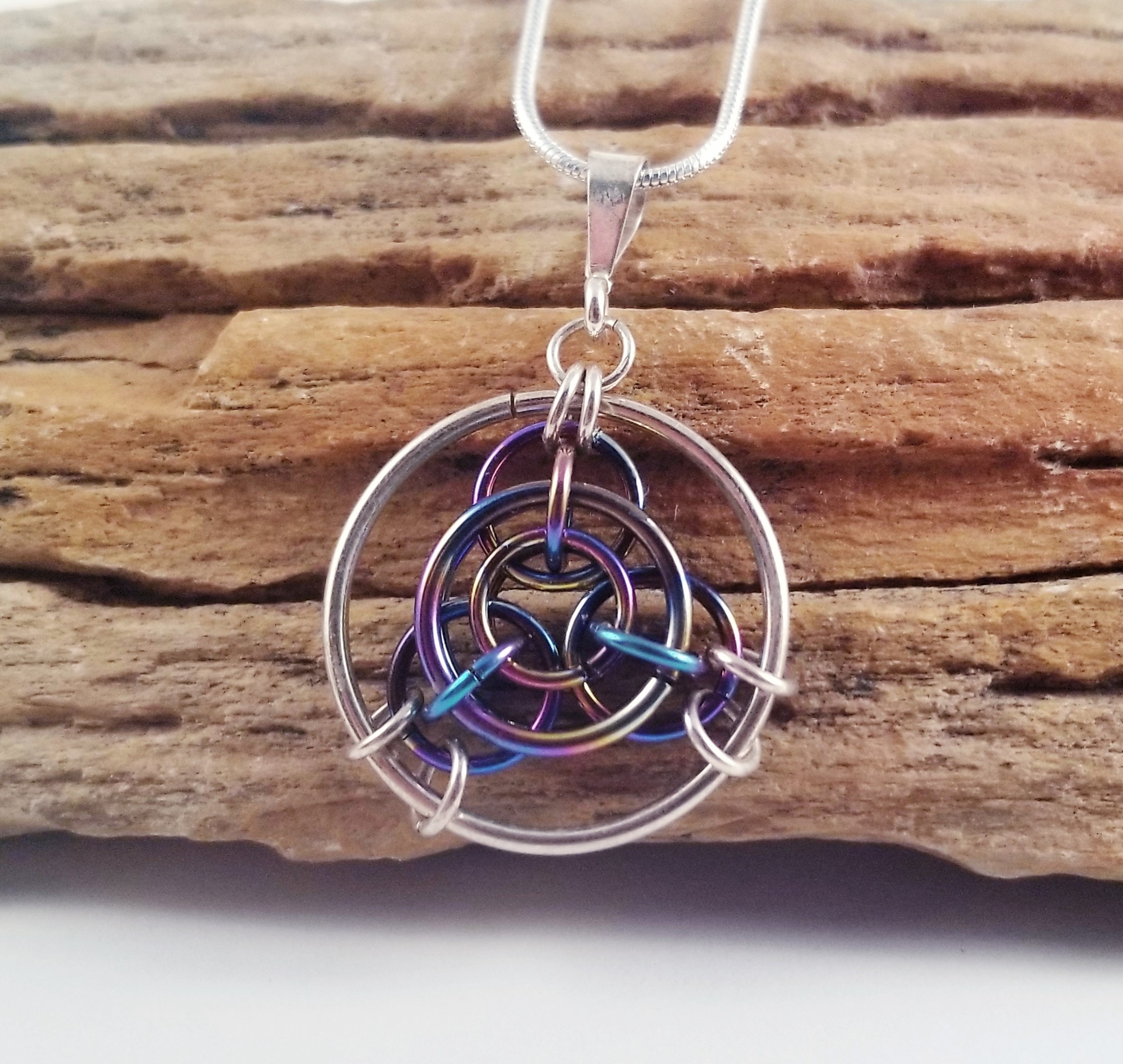 Pendant- Axis of Awesome Rainbow