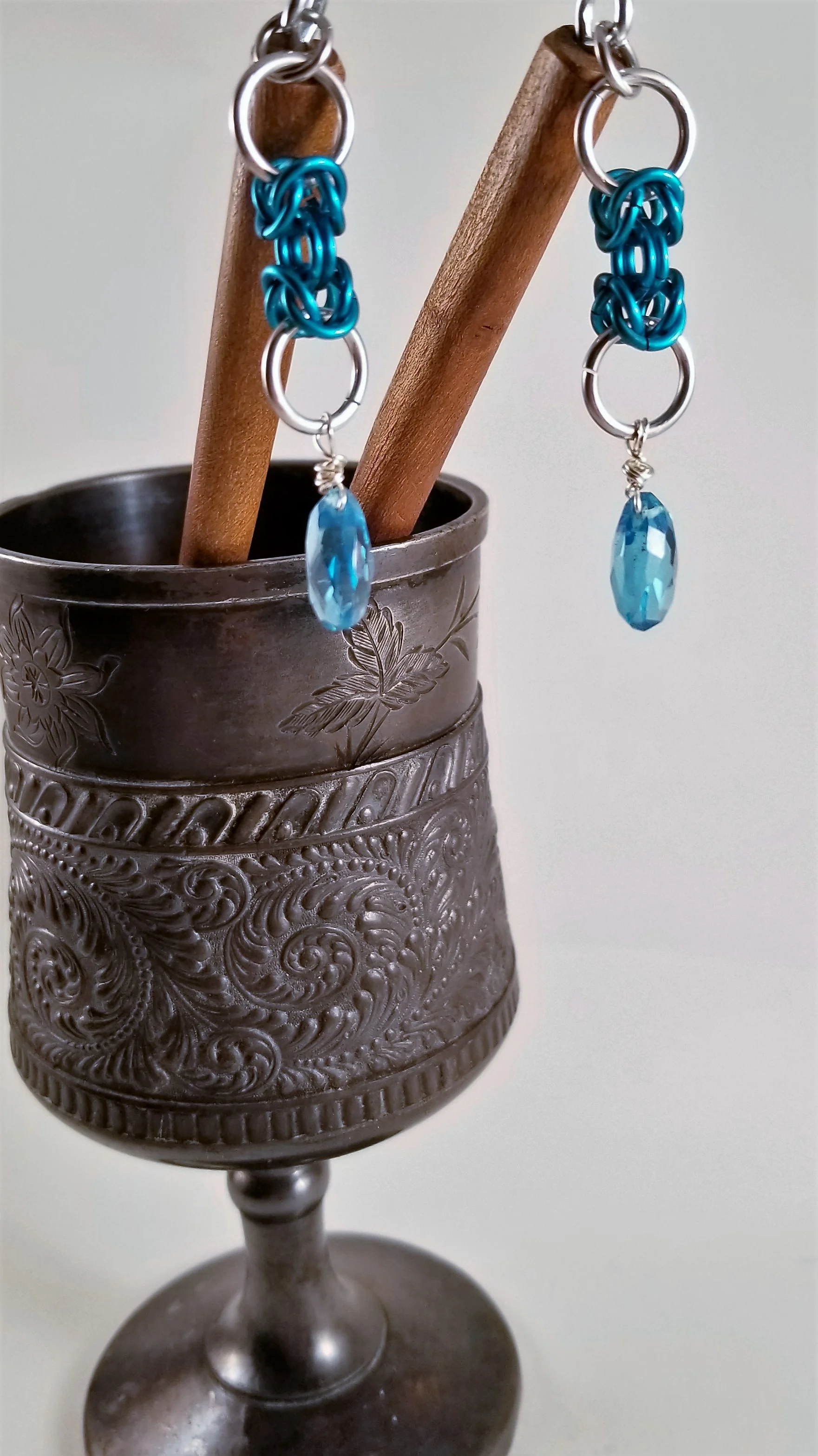 Hairsticks- Byzantine and Turquoise