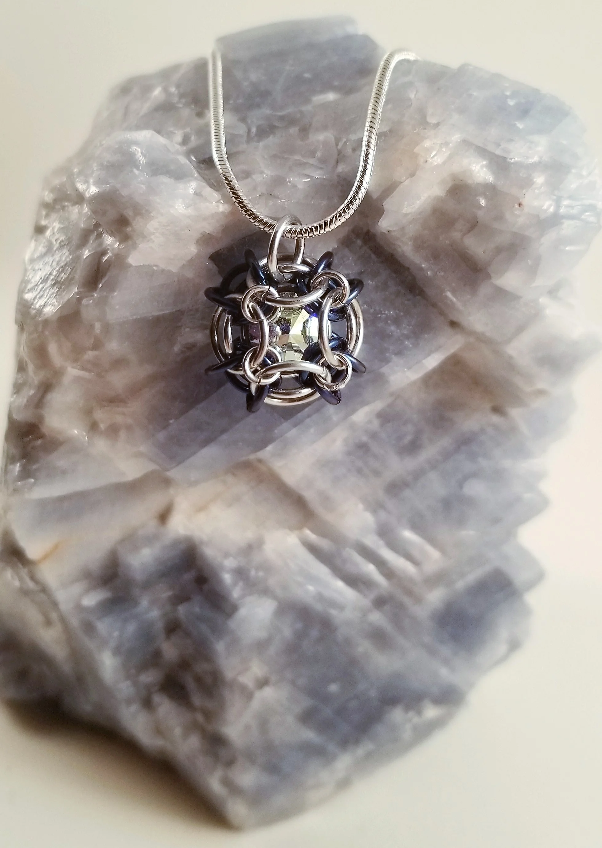 Pendant- Phaedra Crystal Blue 