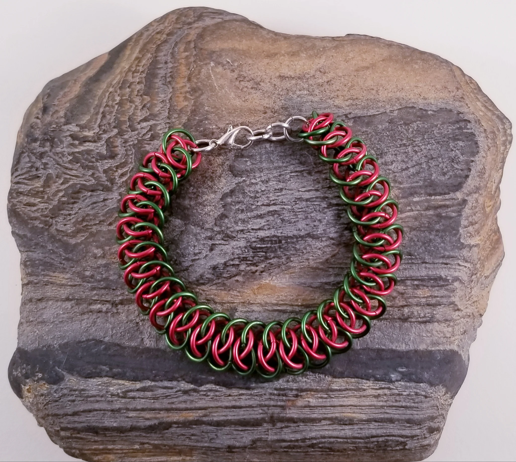 Bracelet- Arkham Red and Green