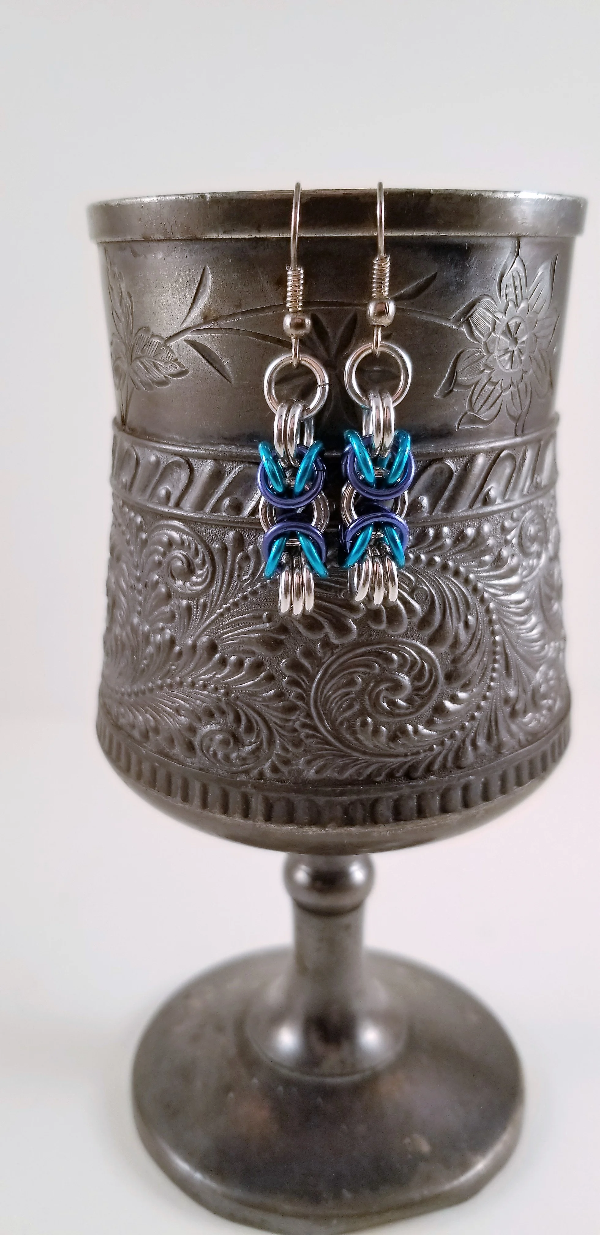 Earrings- Byzantine Shades of Blue