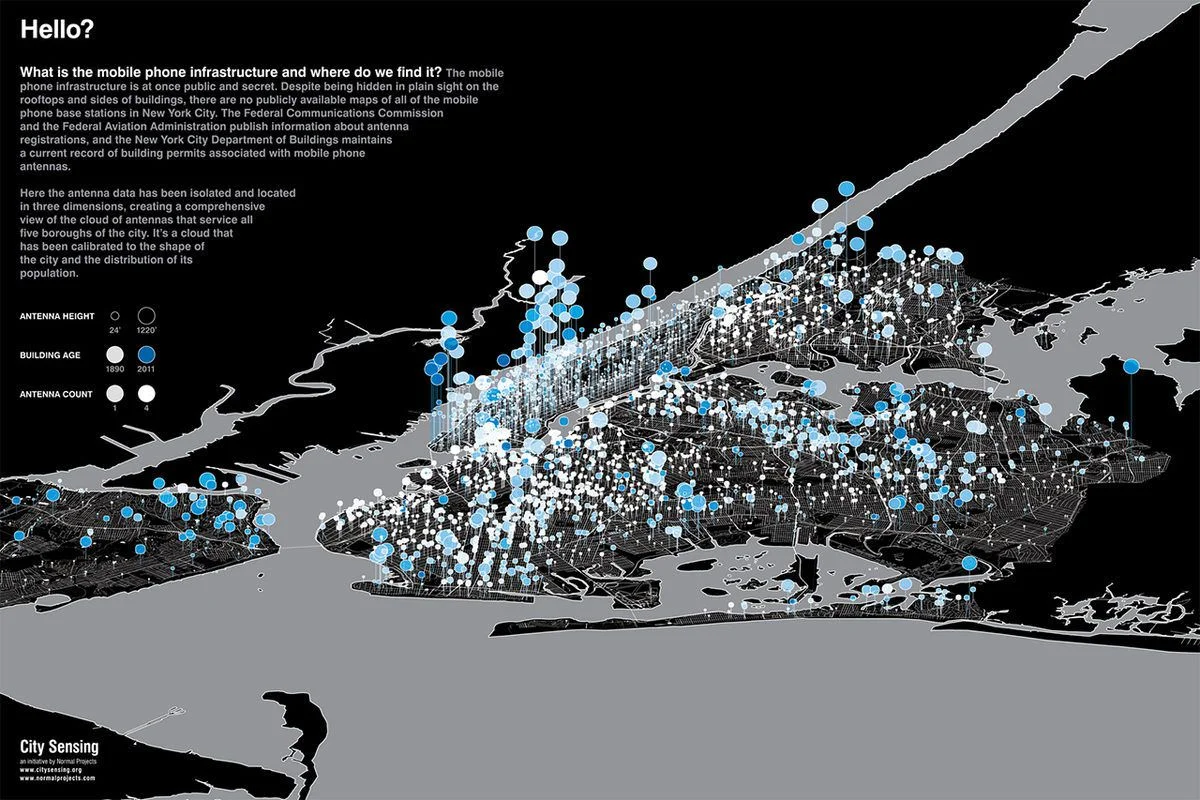 Brooklyn and Downtown Manhattan Cell Transmitters
