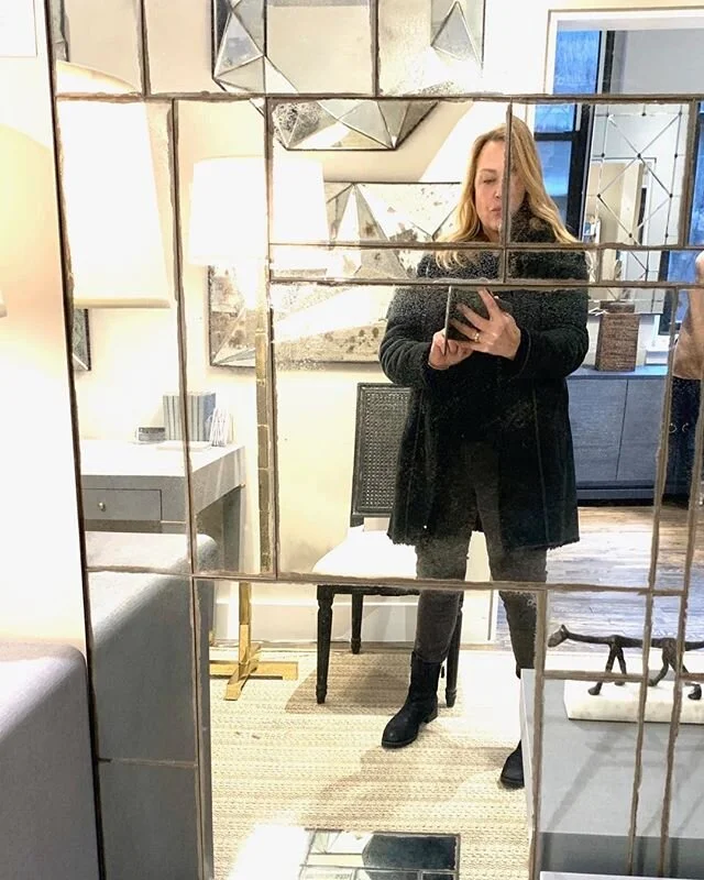 Love sourcing special pieces for special clients - that and the candy 💚 @bungalow5 @danddbuilding  #mirrorselfie