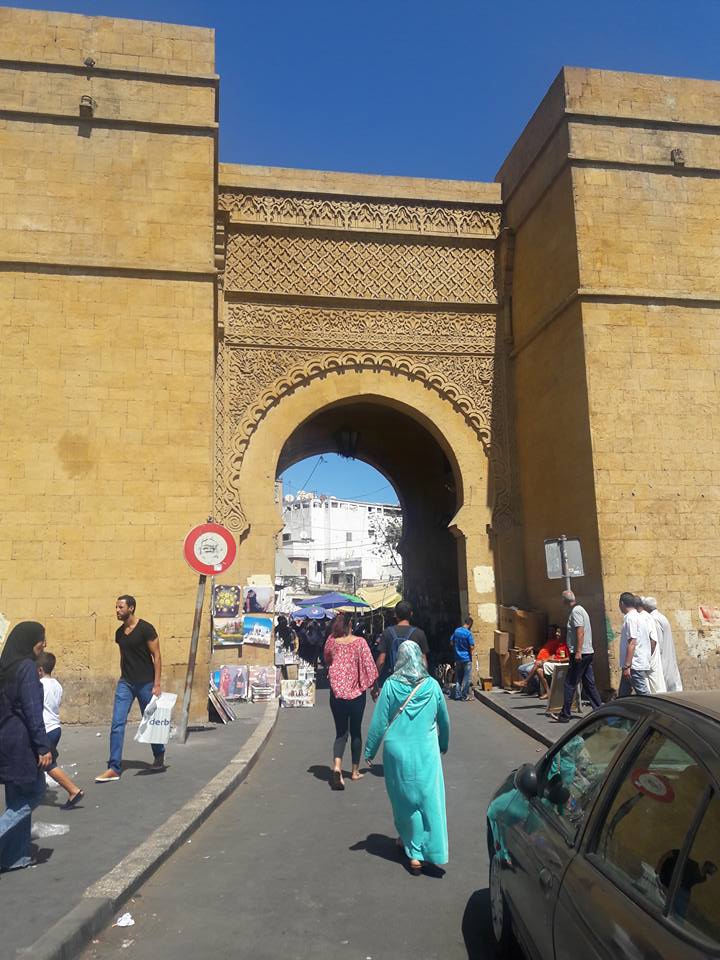 Entering the medina