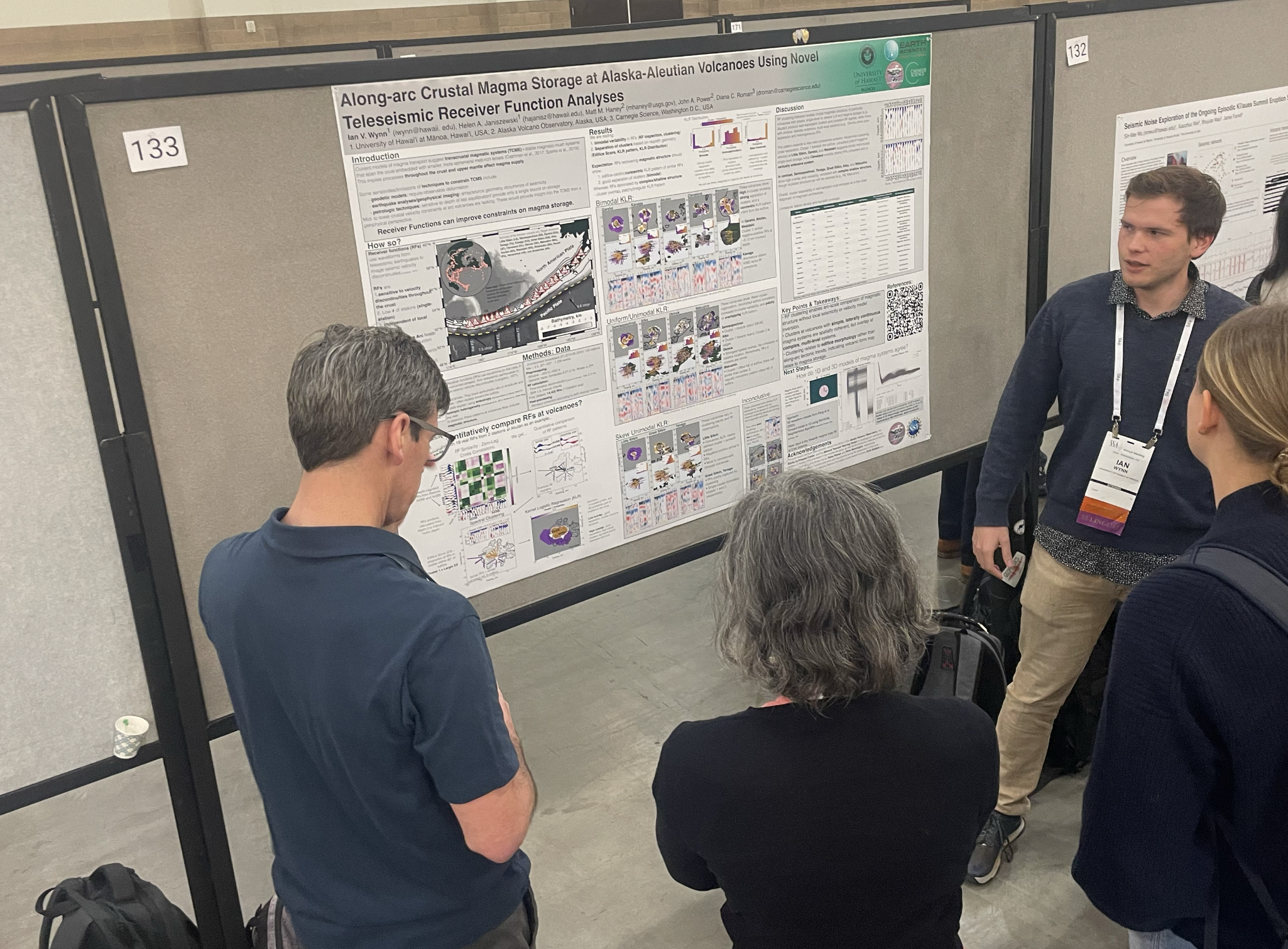  PhD student, Ian Wynn, presenting his research at the 2026 SSA Annual Meeting. 