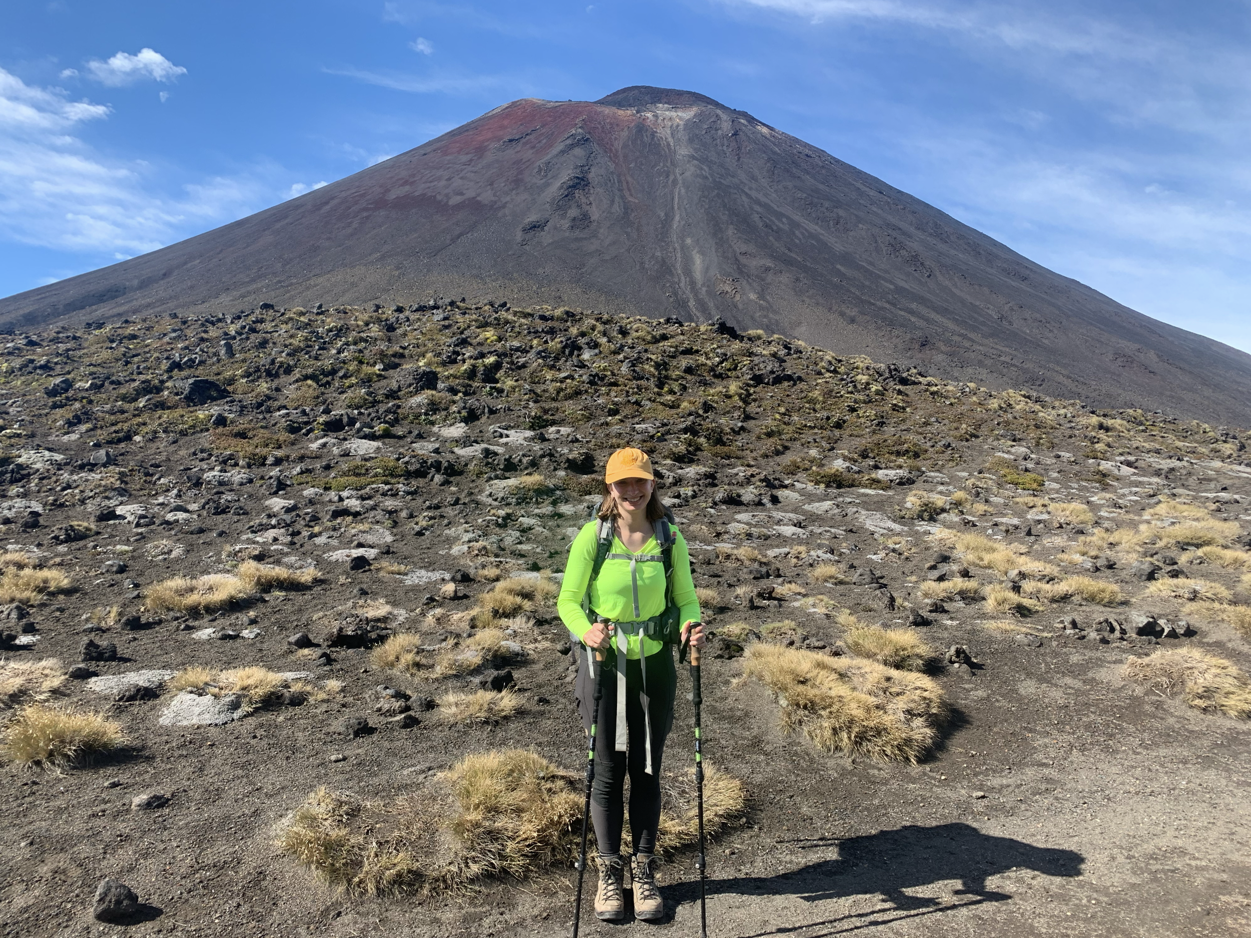  Helen hiking the Tongariro crossing after the 2023 IAVCEI Assembly. 