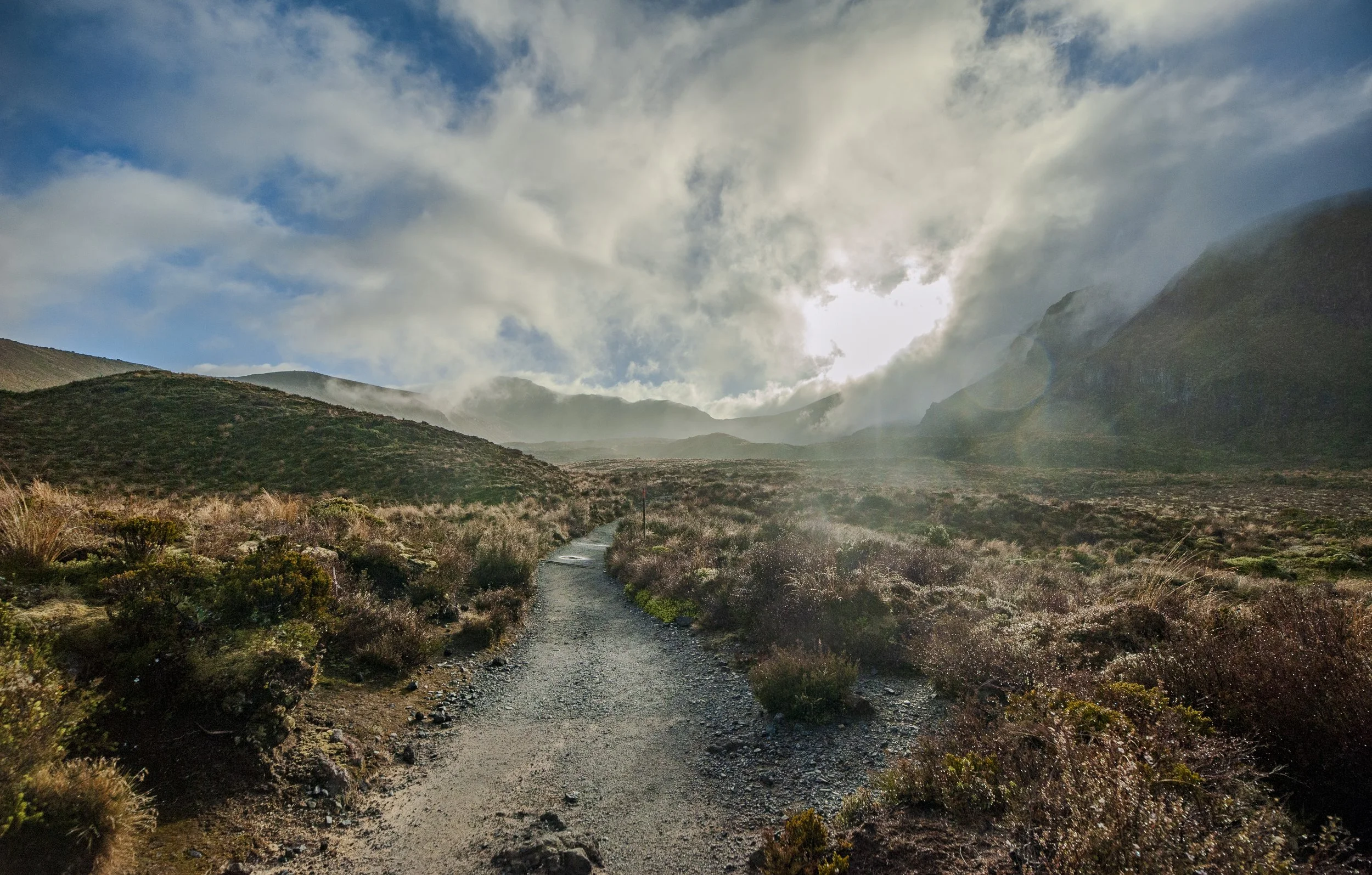  On the Tongariro Crossing after the 2023 IAVCEI Assembly. 
