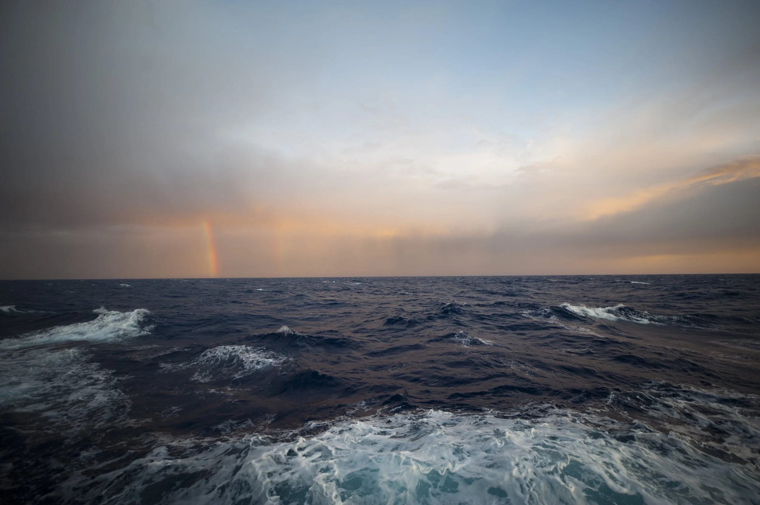  Sunset in the South Pacific during the Old ORCA recovery cruise in 2020. 