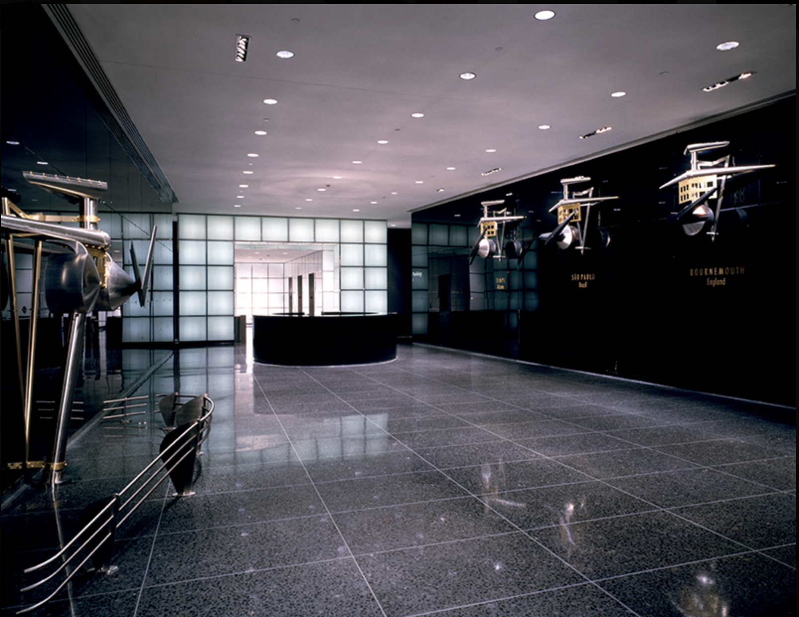 RM FIsher Clocks, Lobby