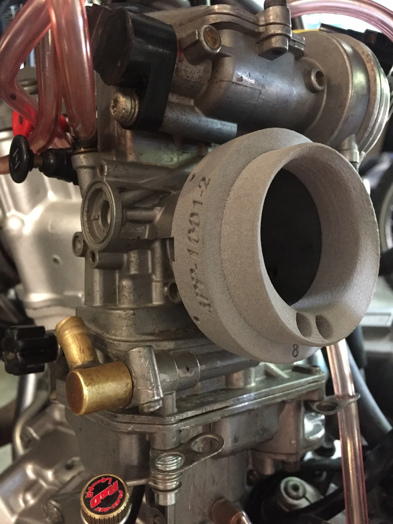 Keihin FCR Adapter / Spigot for DRZ 400, DRZ-400 SuperMoto (APP
