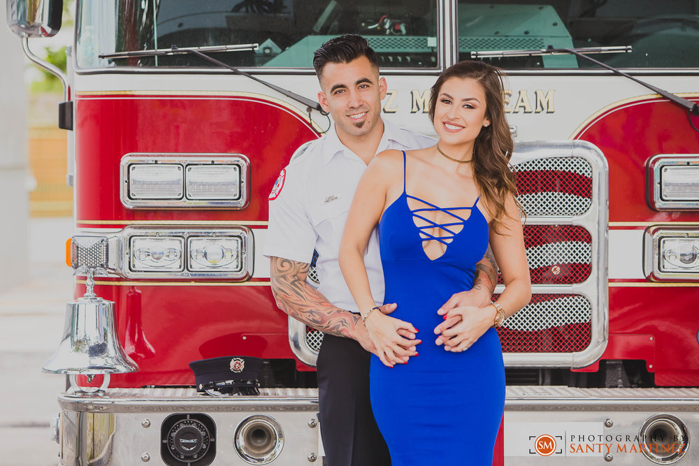 Miami Firefighter Engagement Session - Photography by Santy Martinez.jpg