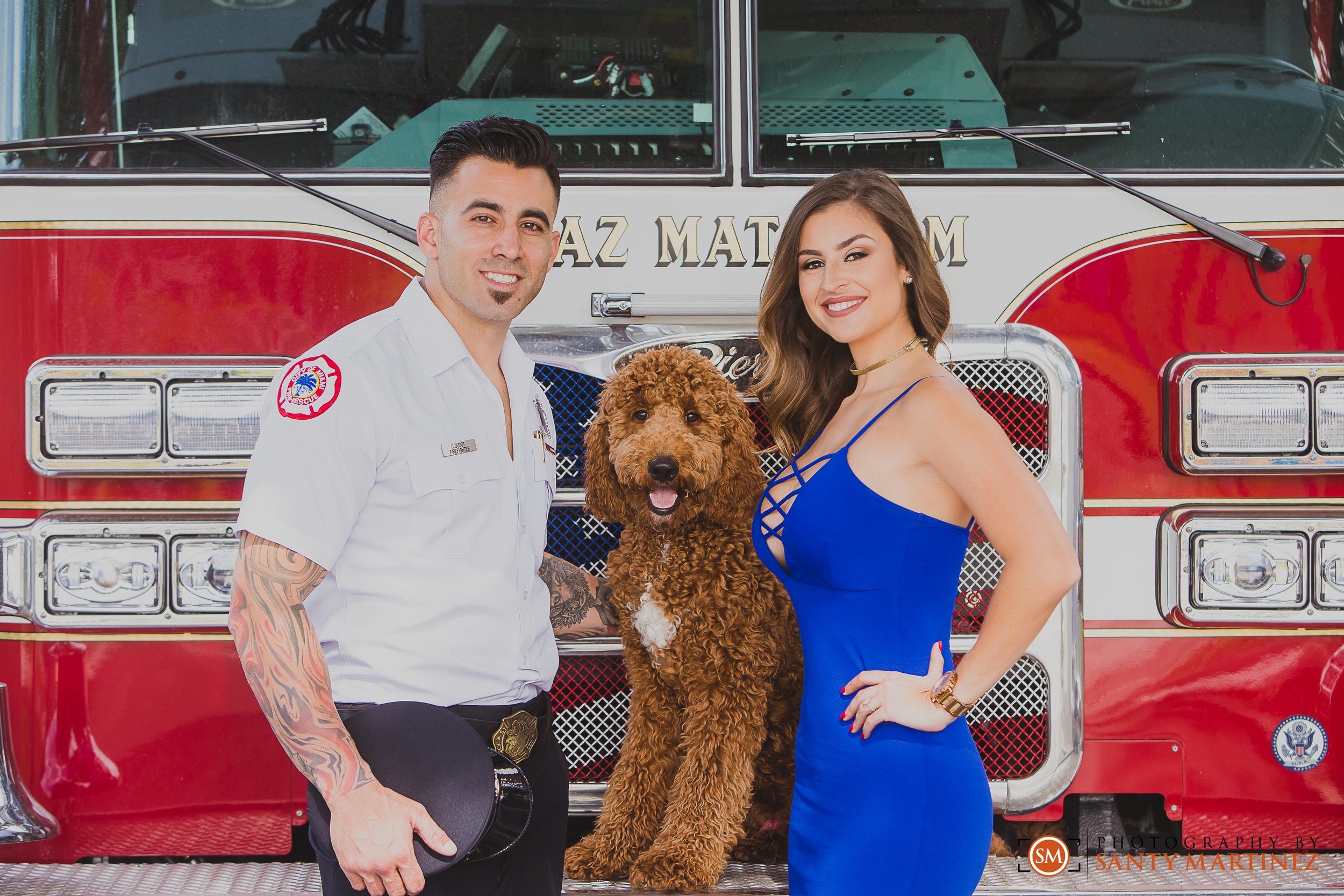 Miami Firefighter Engagement Session - Photography by Santy Martinez-4.jpg