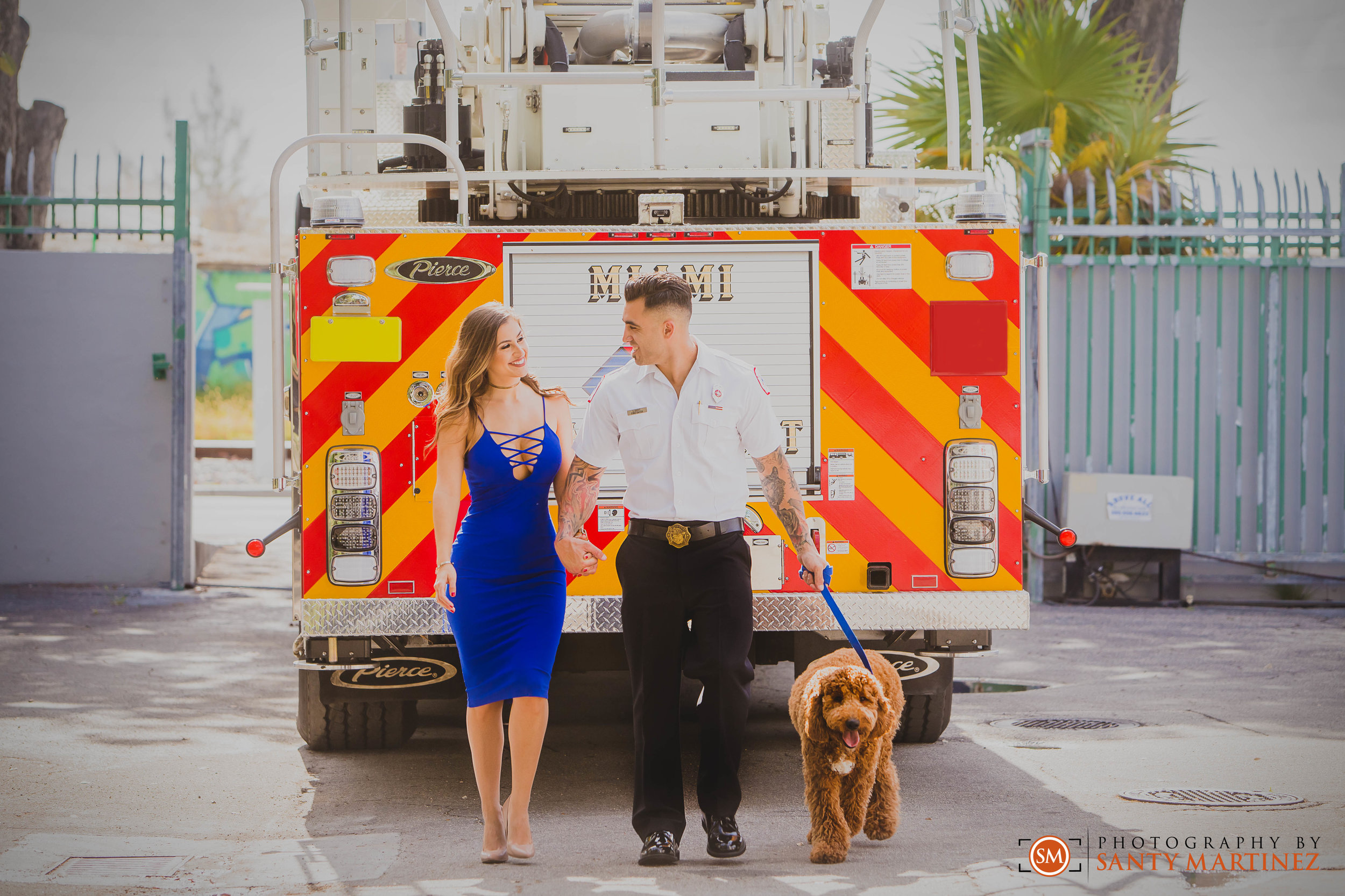 Miami Firefighter Engagement Session - Photography by Santy Martinez-6.jpg
