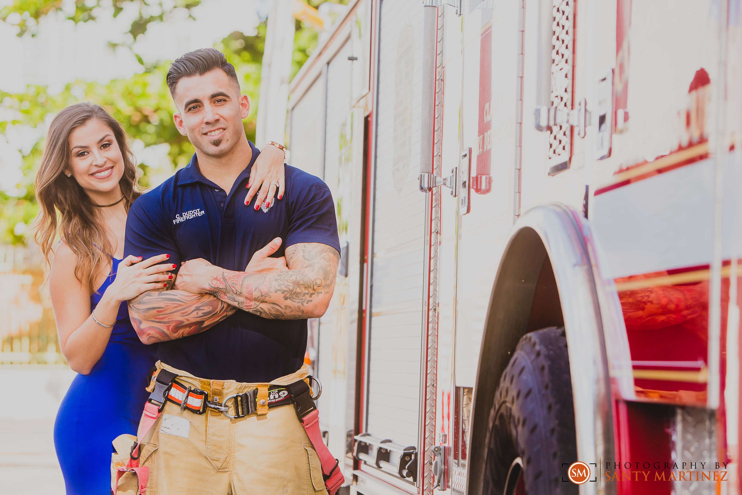 Miami Firefighter Engagement Session - Photography by Santy Martinez-9.jpg