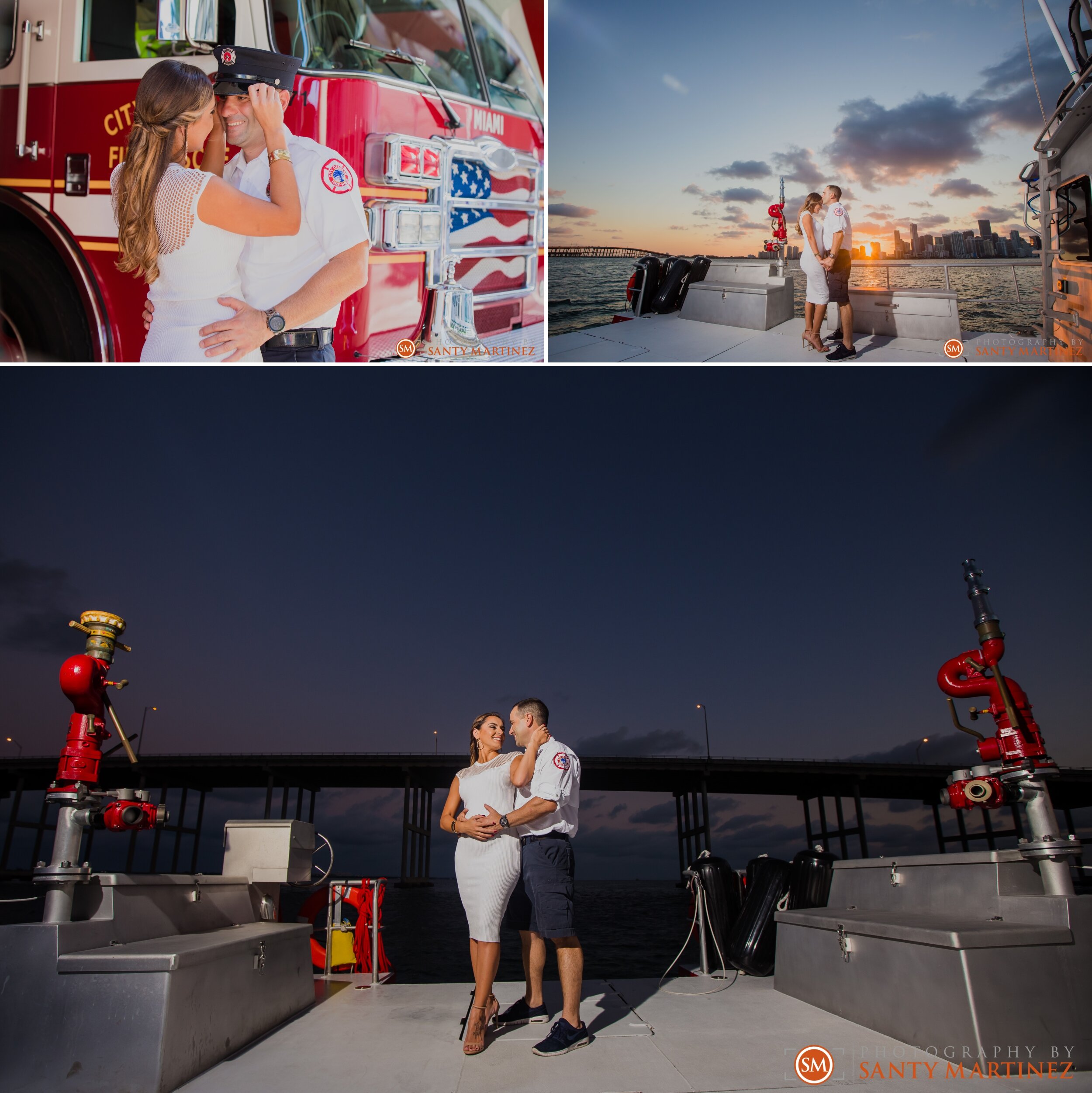 Firefighter Engagement Session Miami - Photography by Santy Martinez 8.jpg