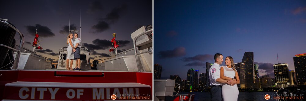 Firefighter Engagement Session Miami - Photography by Santy Martinez 10.jpg