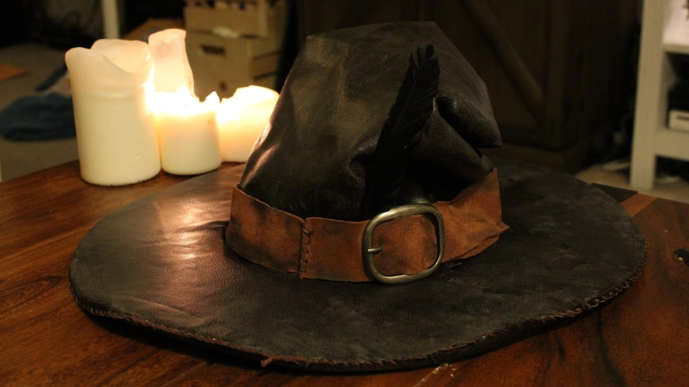  Leather Wizard Hat - Custom Order 