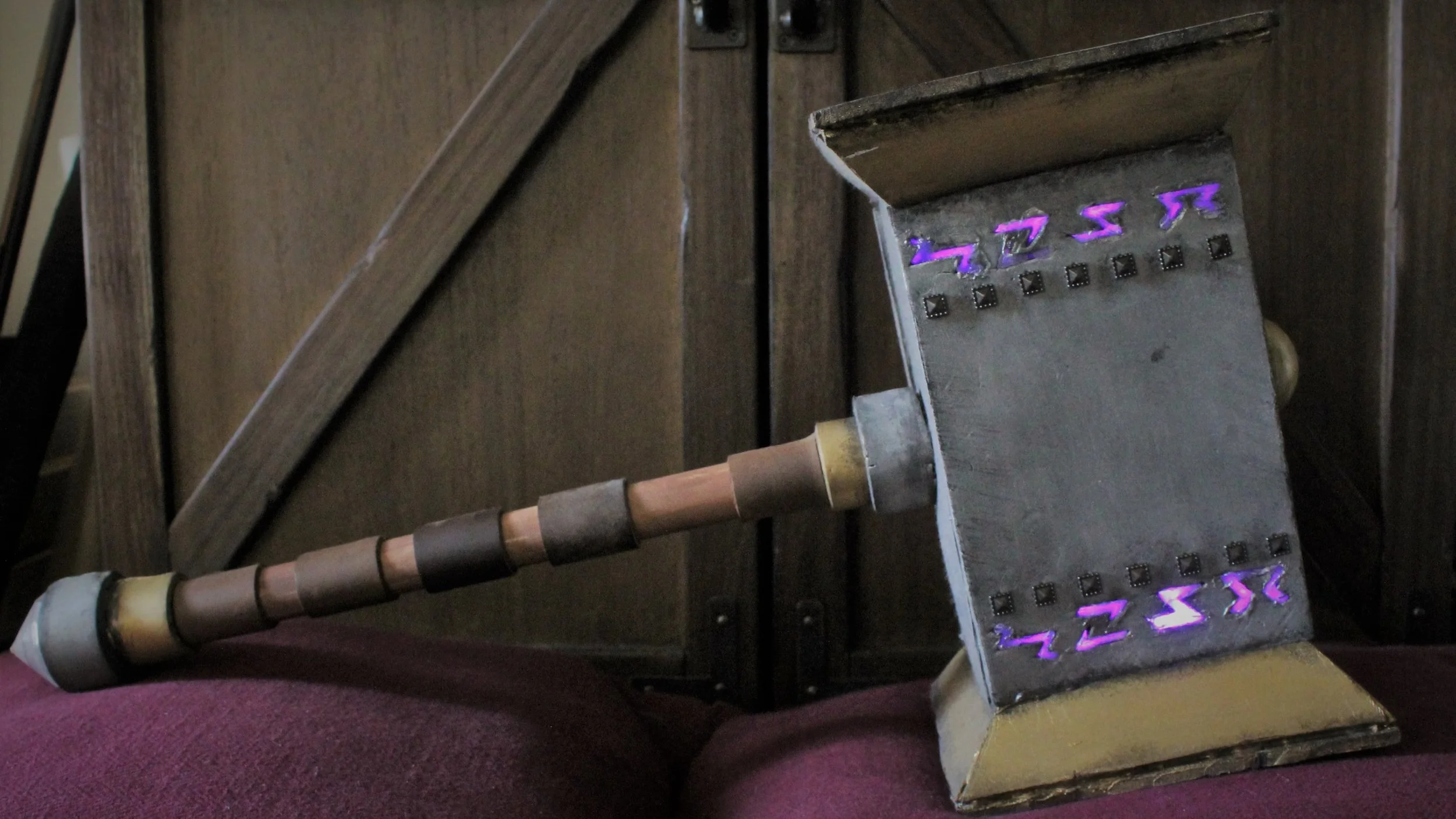 Illuminated Foam LARP-safe Hammer  - personal project  