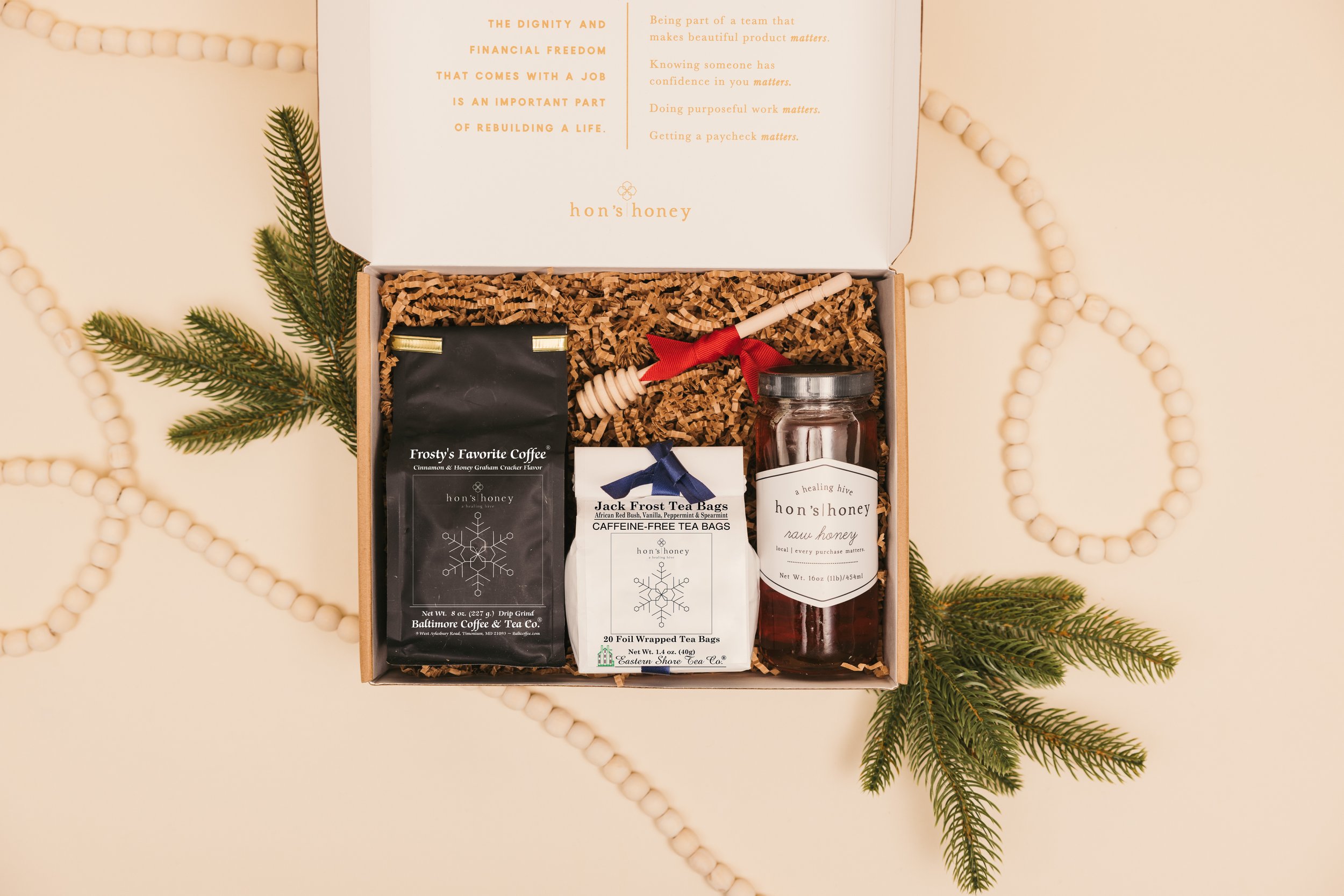 Honey, Baltimore Coffee &amp; Tea Gift Box - $40.00