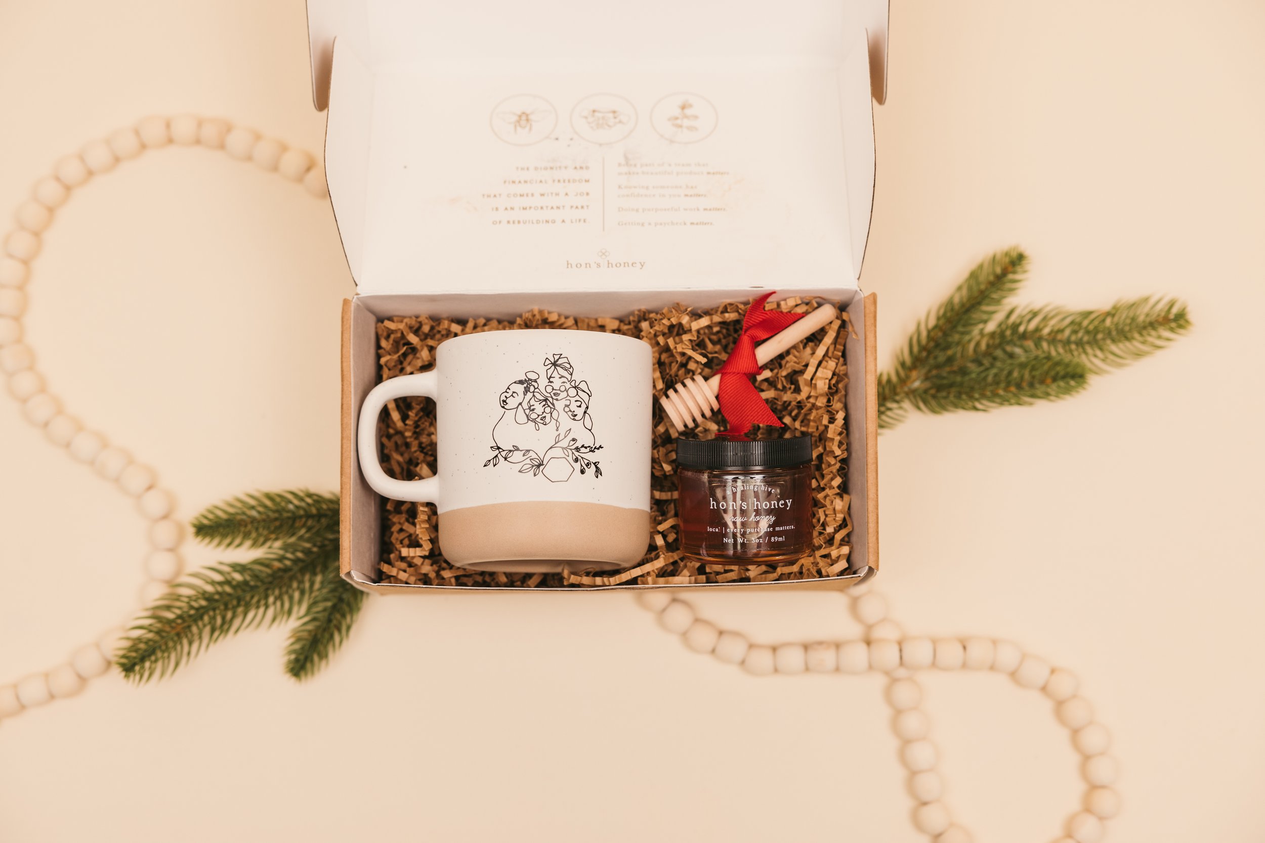 Mug and Honey Gift Box - $25.00