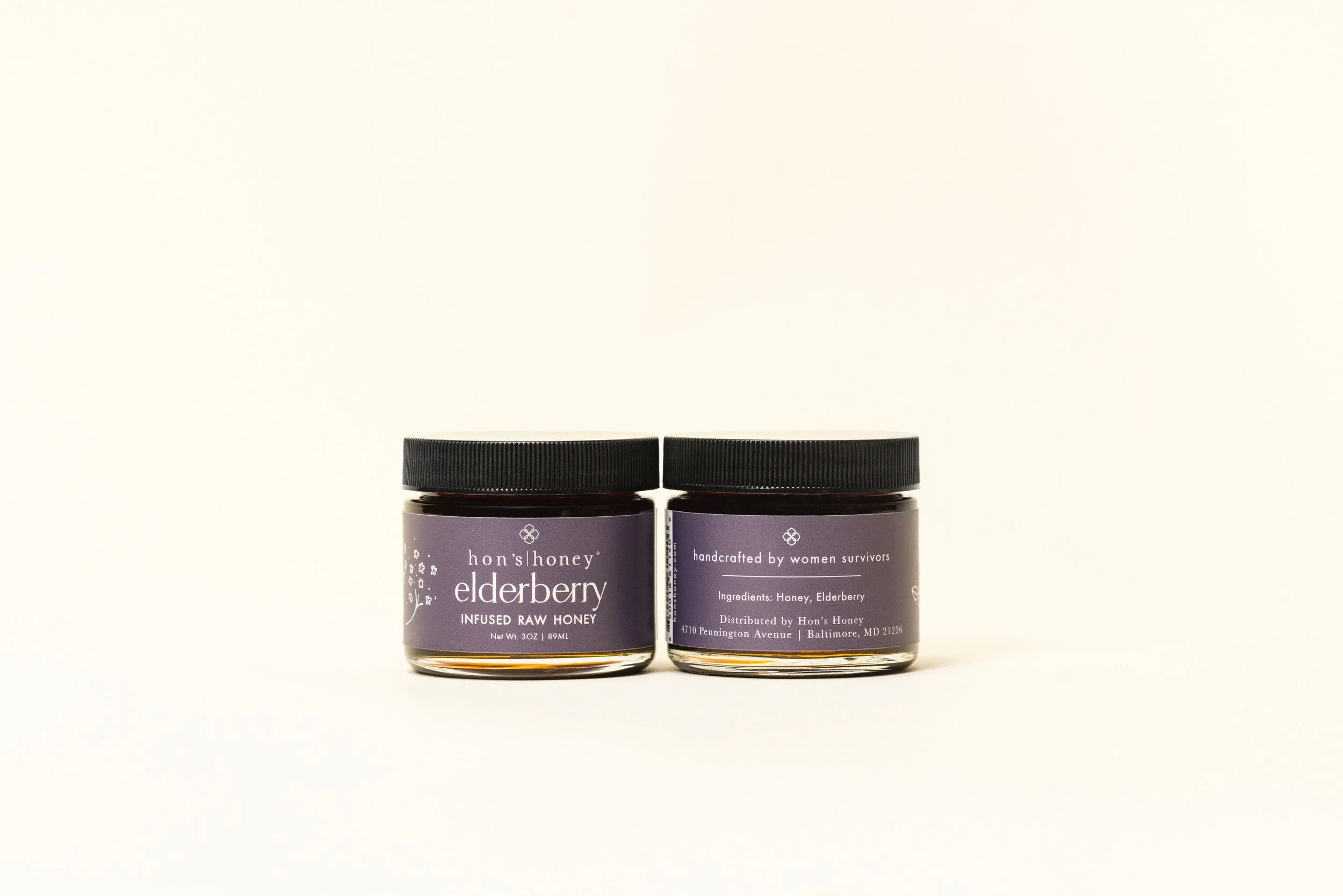 Exclusive 3oz Elderberry Honey