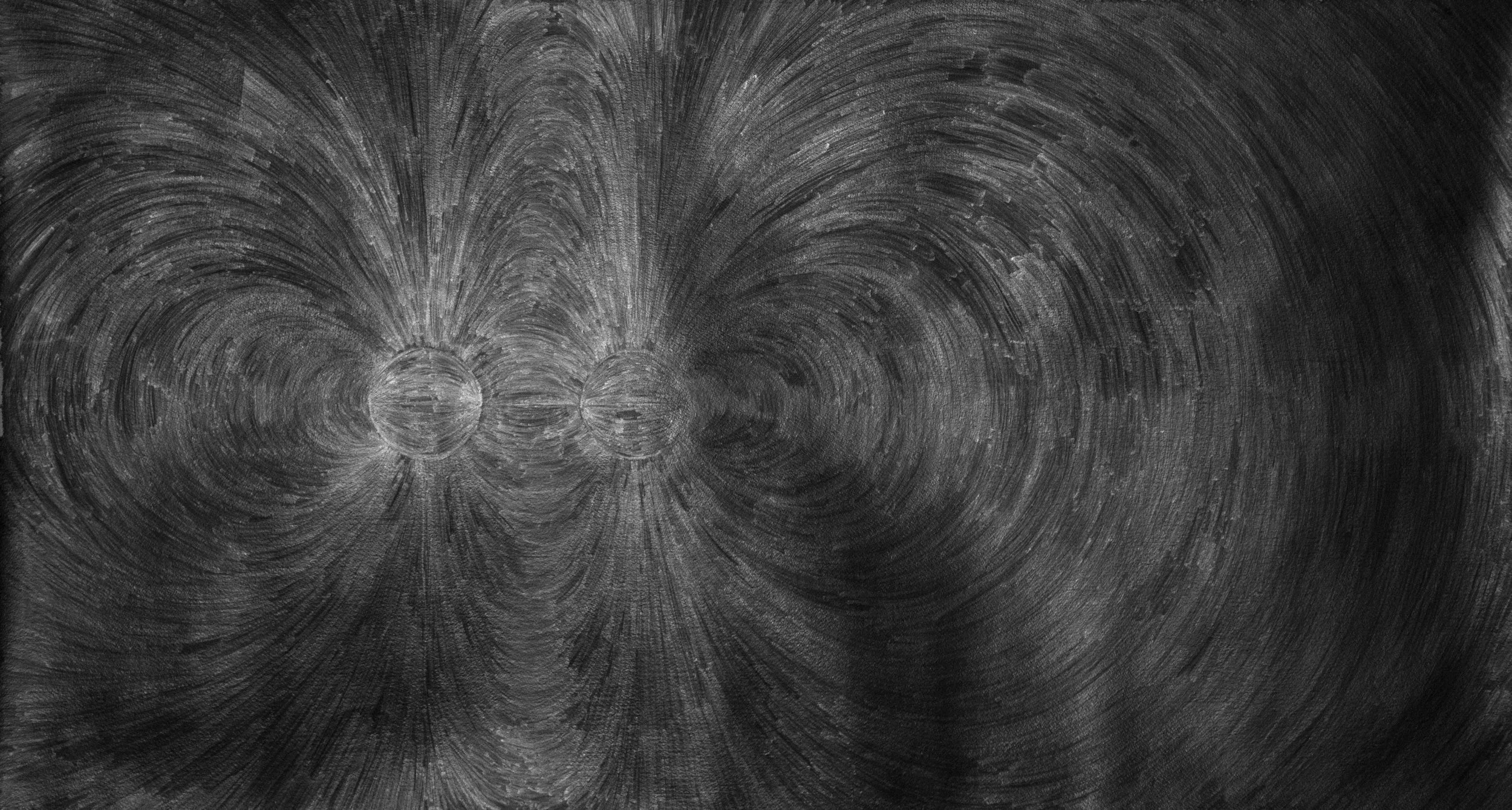 The Sound of Closeness Graphite on Arches Paper, 22.5" x 42", 2018.