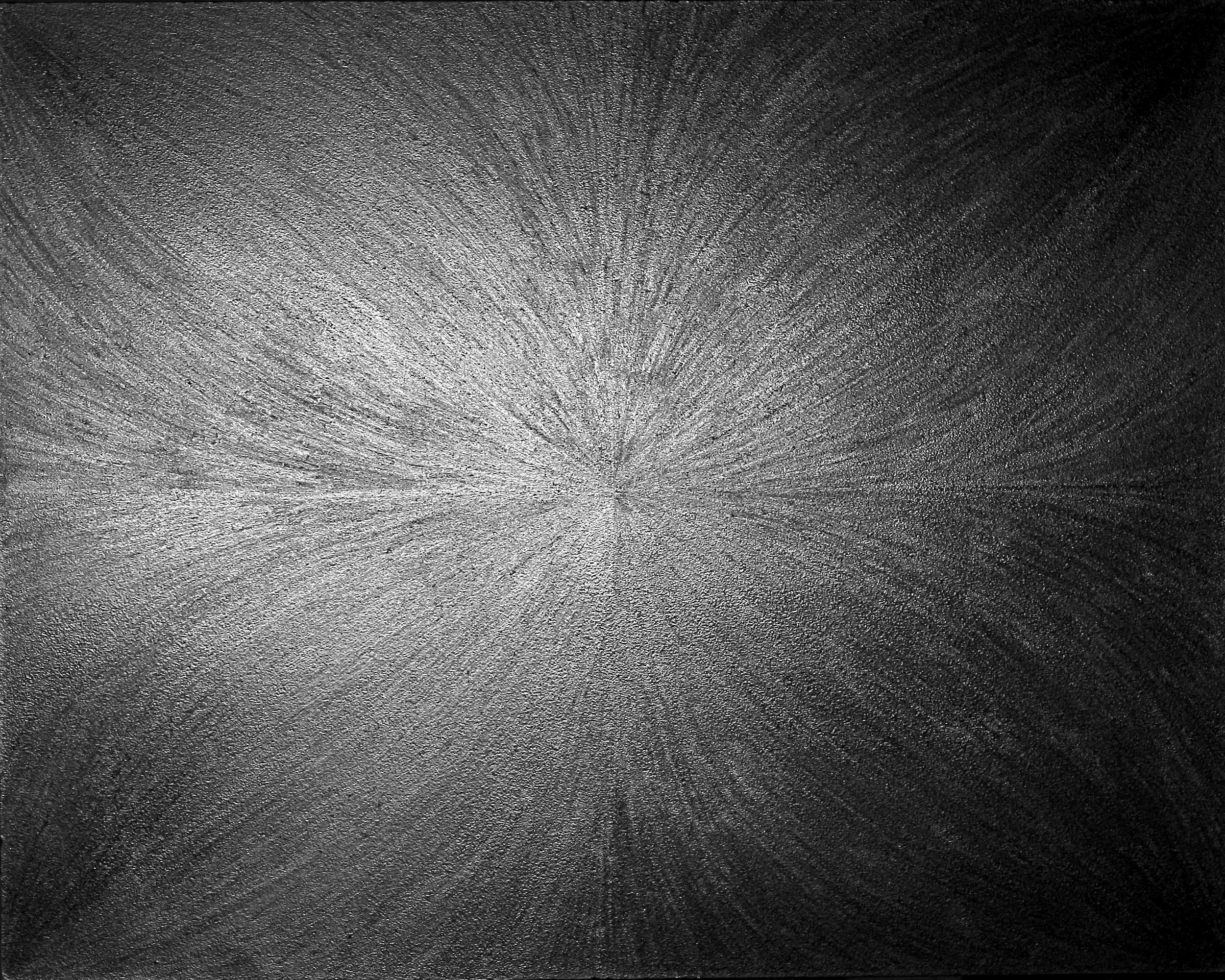 The Distance of None Polished Graphite on Panel, 8” x 10” x 3/4”, 2018.