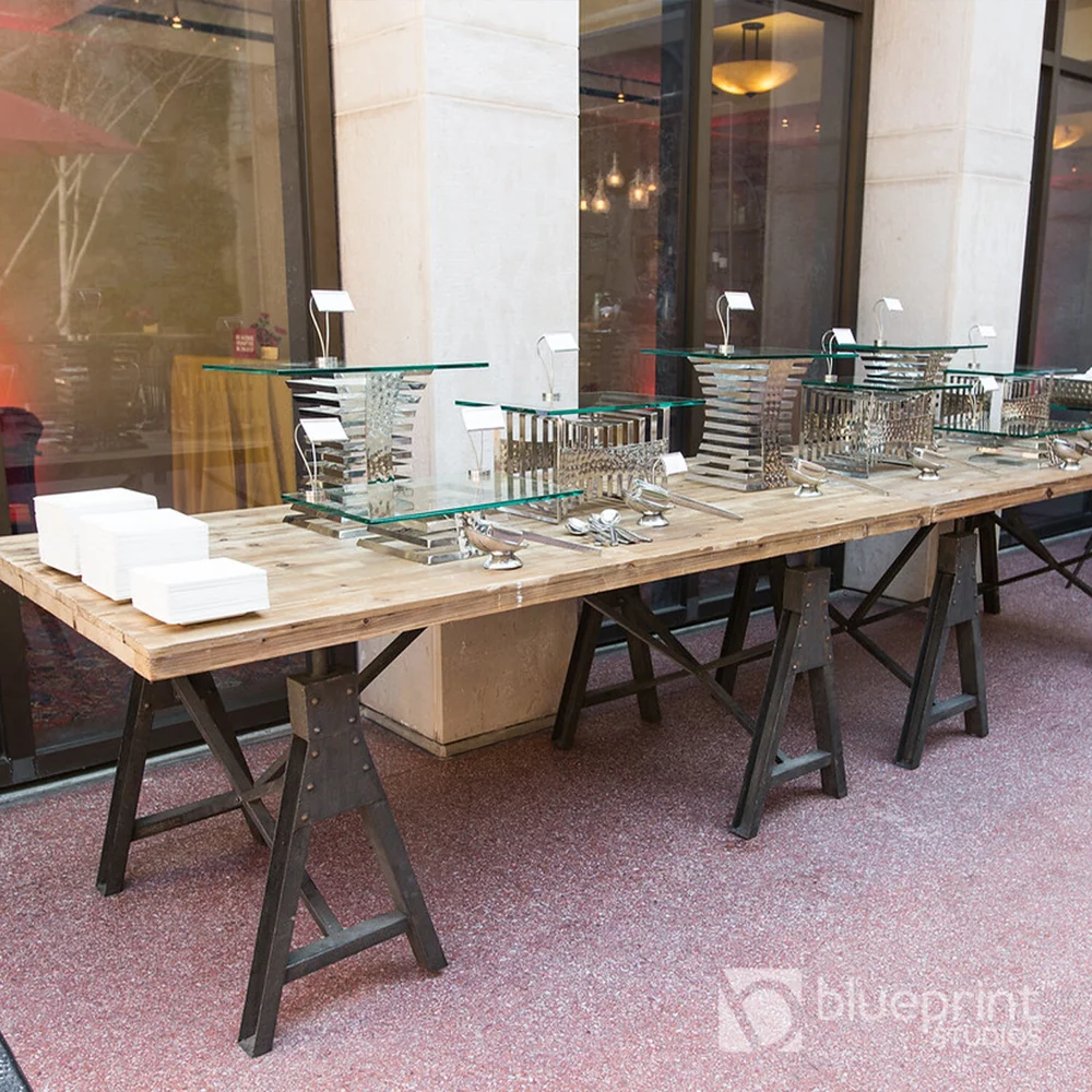 Durata Dining Table Blueprint Studios Event Rentals San Francisco Bay Area