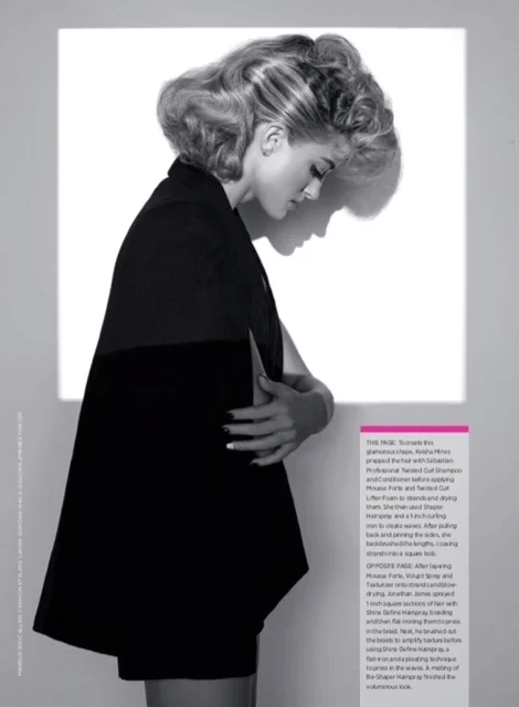 SEBASTIAN PRO | AMERICAN SALON MAGAZINE COVER SPREAD