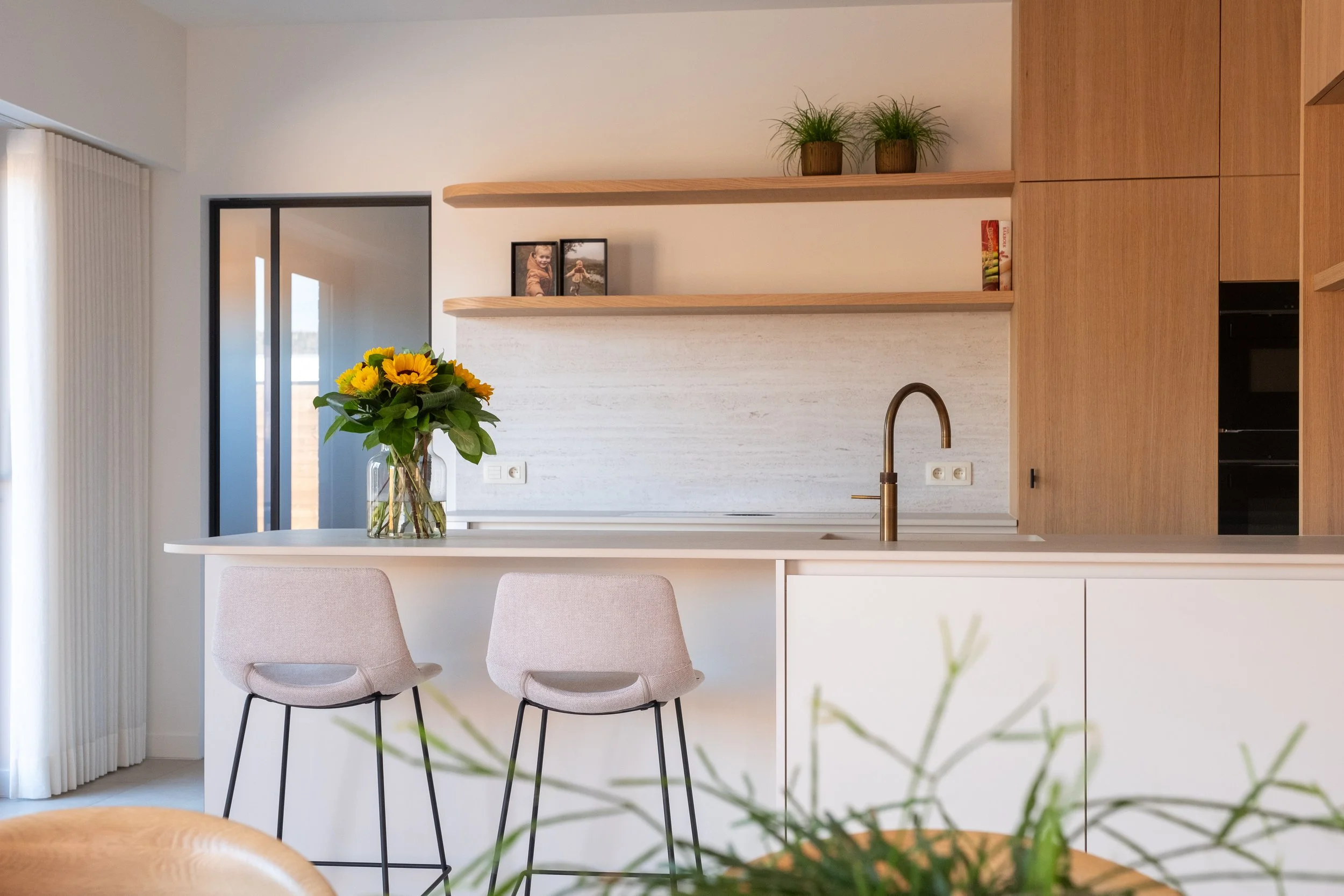 Nieuwe keuken in bestaande woning