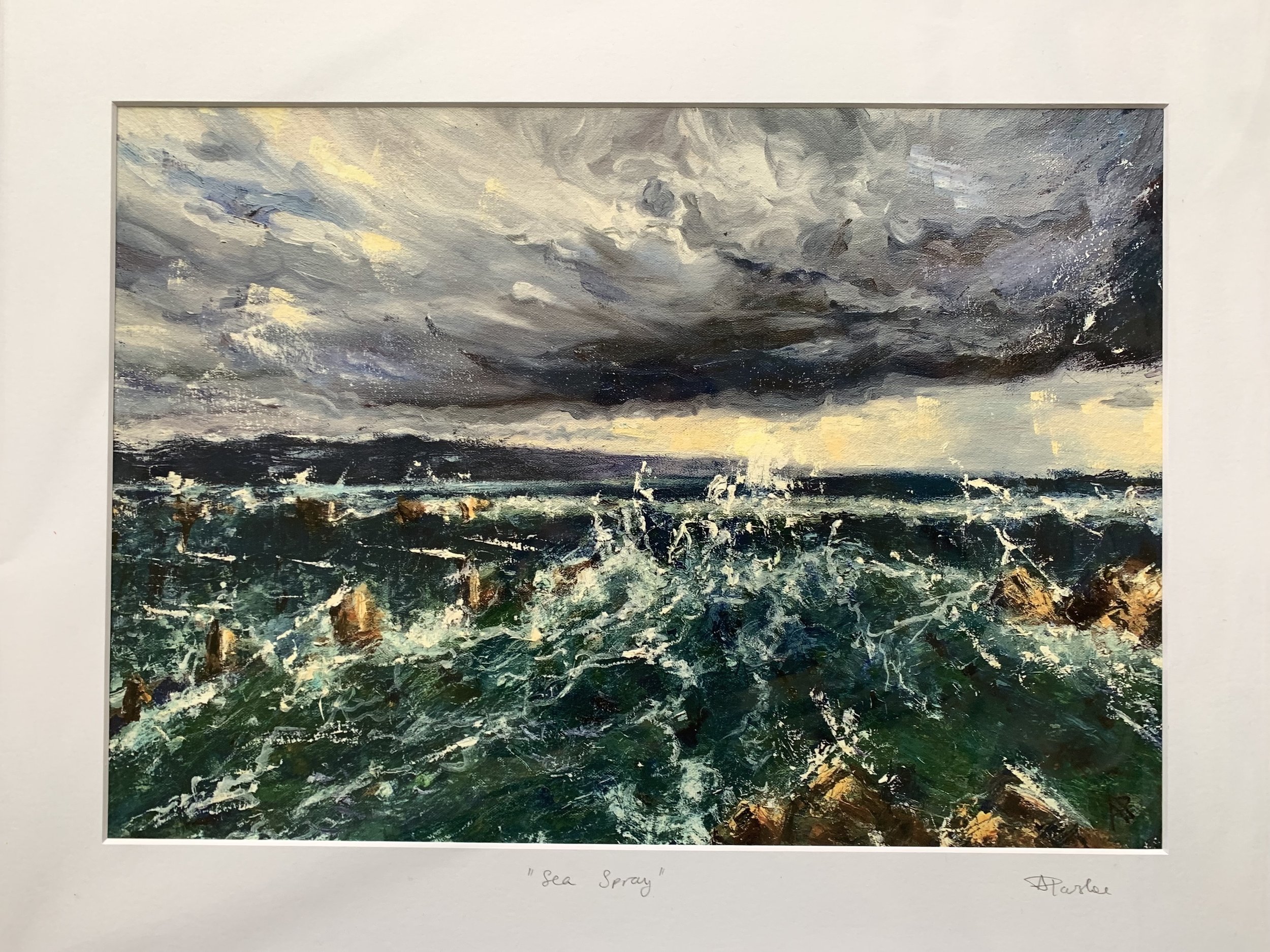 Sea Spray print with mount by Alice Parsloe.jpg