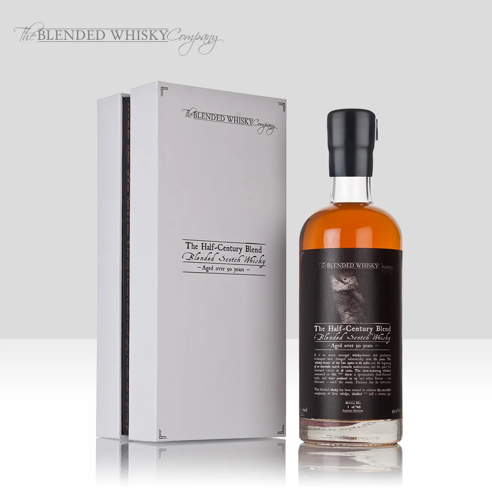 The Blended Whisky Company Bringing small batch blended whiskies including The Half-Century and Lost Distilleries Blends, to true connoisseurs around the world. Winner of multiple global awards including the world’s best blended whisky.