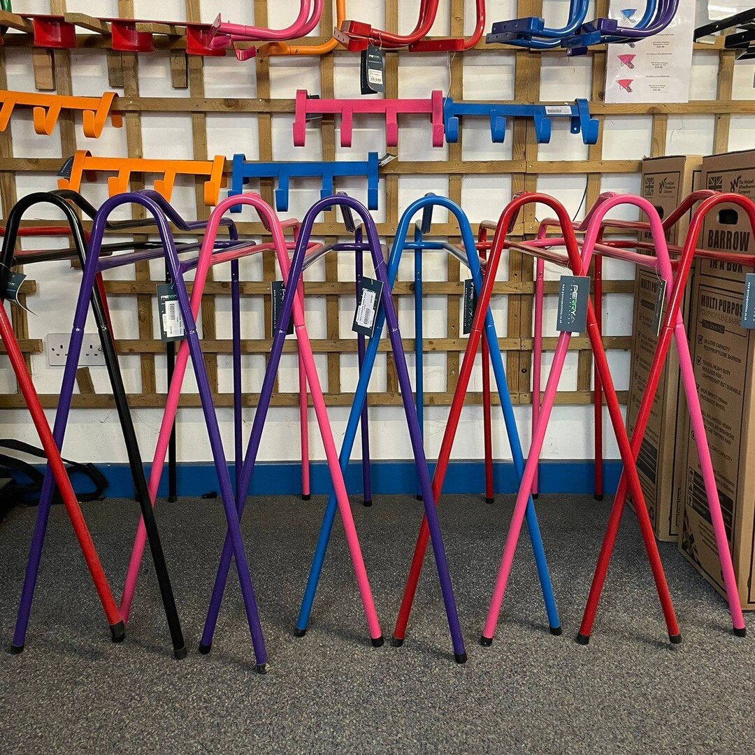 Satisfying symmetry 💕

We love the @perryequestrian saddle stands, with so many bright colours available. 

Pop into store to check out what other handy storage solutions we have. 

#horsetack #horse #equestrian #horses #horseriding #horsesofinstagr