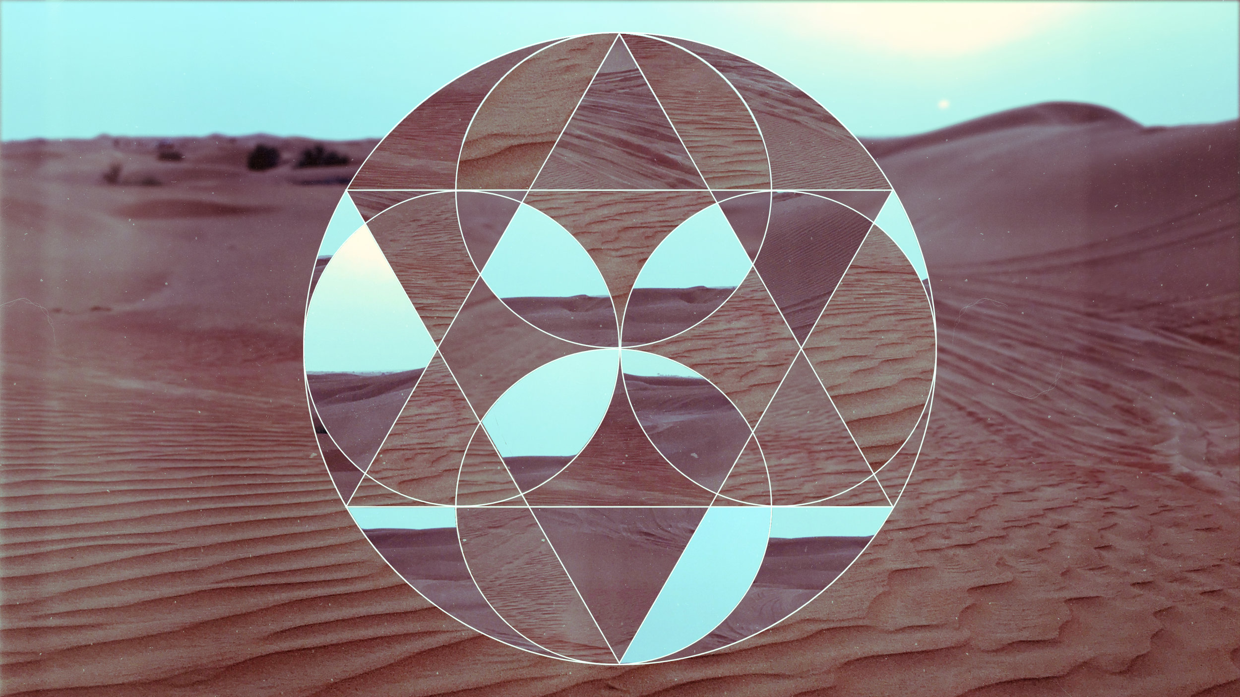 Geometric collage done on a photo I took, Adobe Illustrator