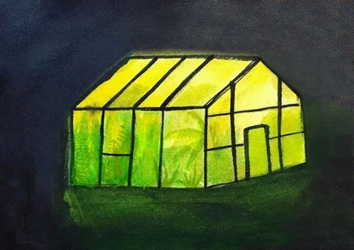 The Greenhouse at Night