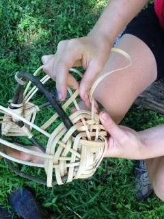 Basketry develops fine motor skills and creates a beautiful and functional product of learning