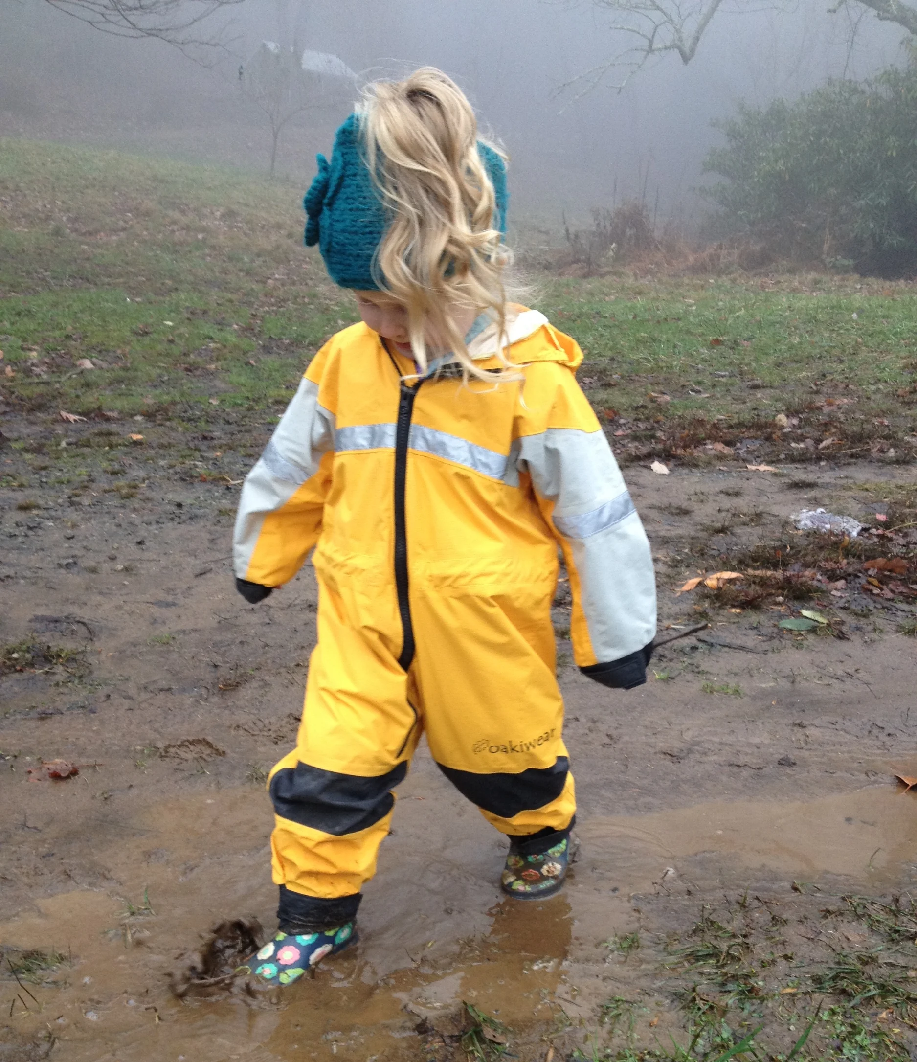We weather the weather, whatever the weather, whether it's raining, or sunny, or windy...