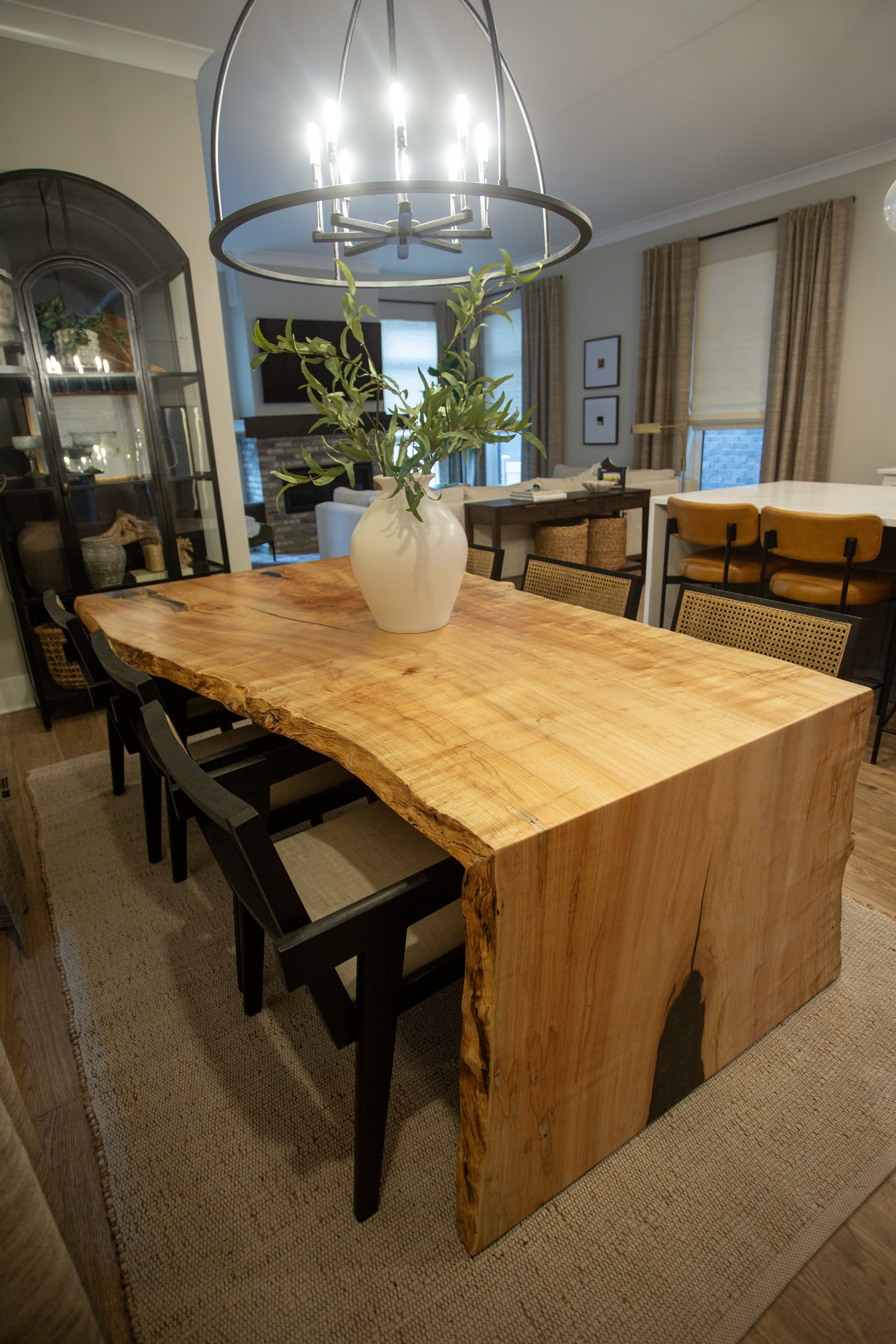 Maple Waterfall Dining Table