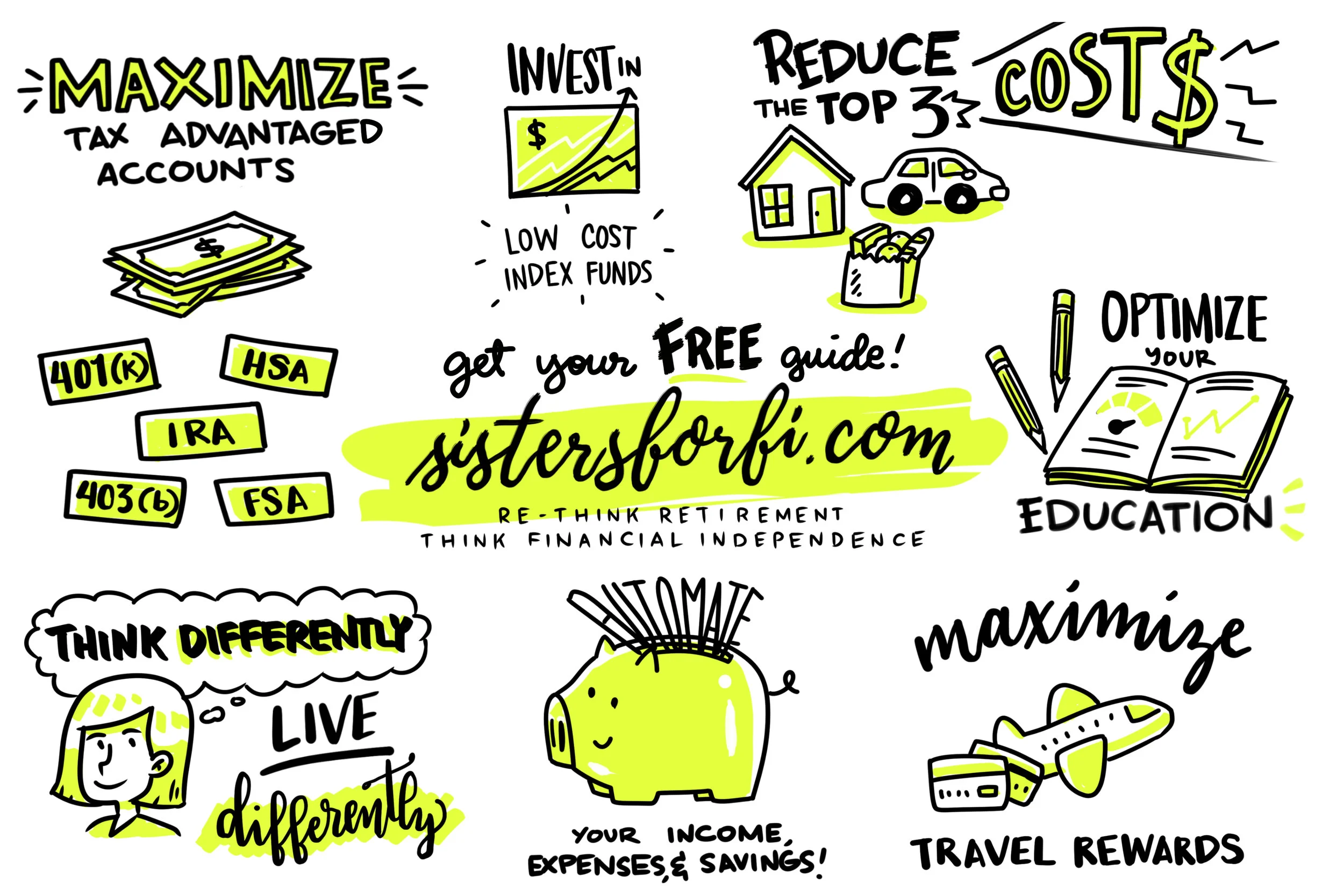 Sisters for FI: Re-Think Retirement. Think Financial Independence.
