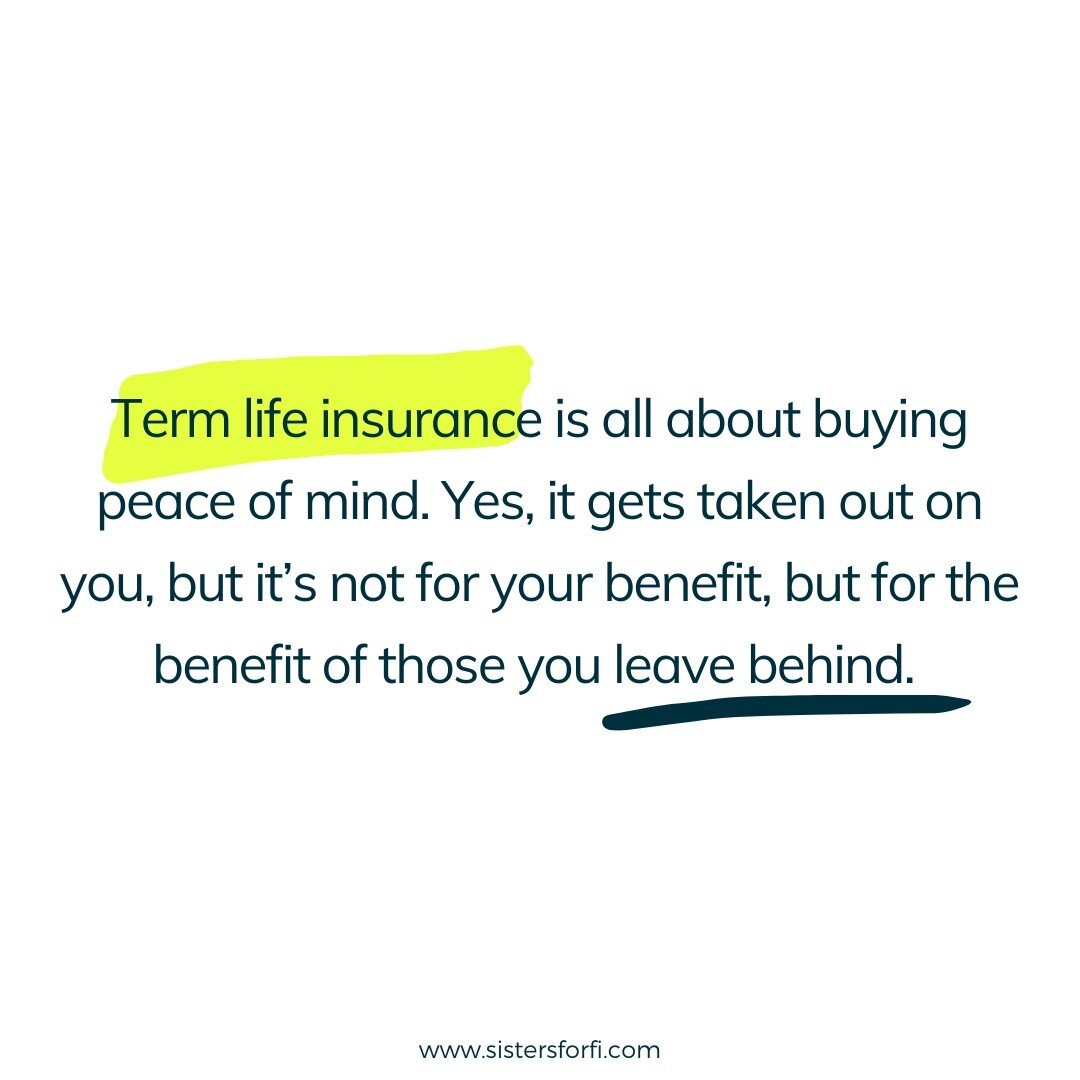 Financial security isn't just for the present, it's also necessary for when you leave this world.

I know it&rsquo;s not easy to talk about life insurance because we associate it with death and death is never an easy subject, but this is real life an